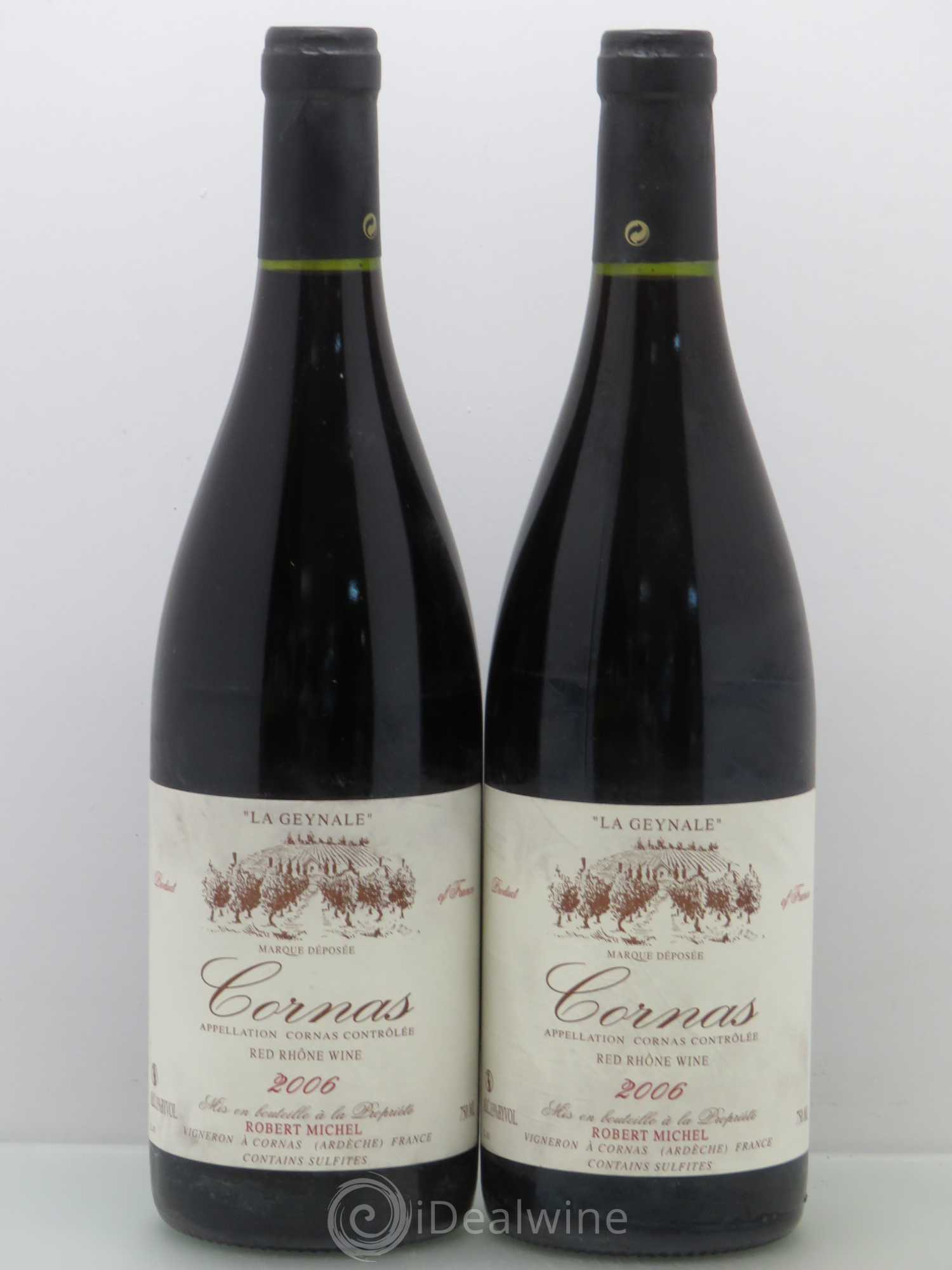 Cornas La Geynale Robert Michel 2006 - Lot de 2 bouteilles - 0