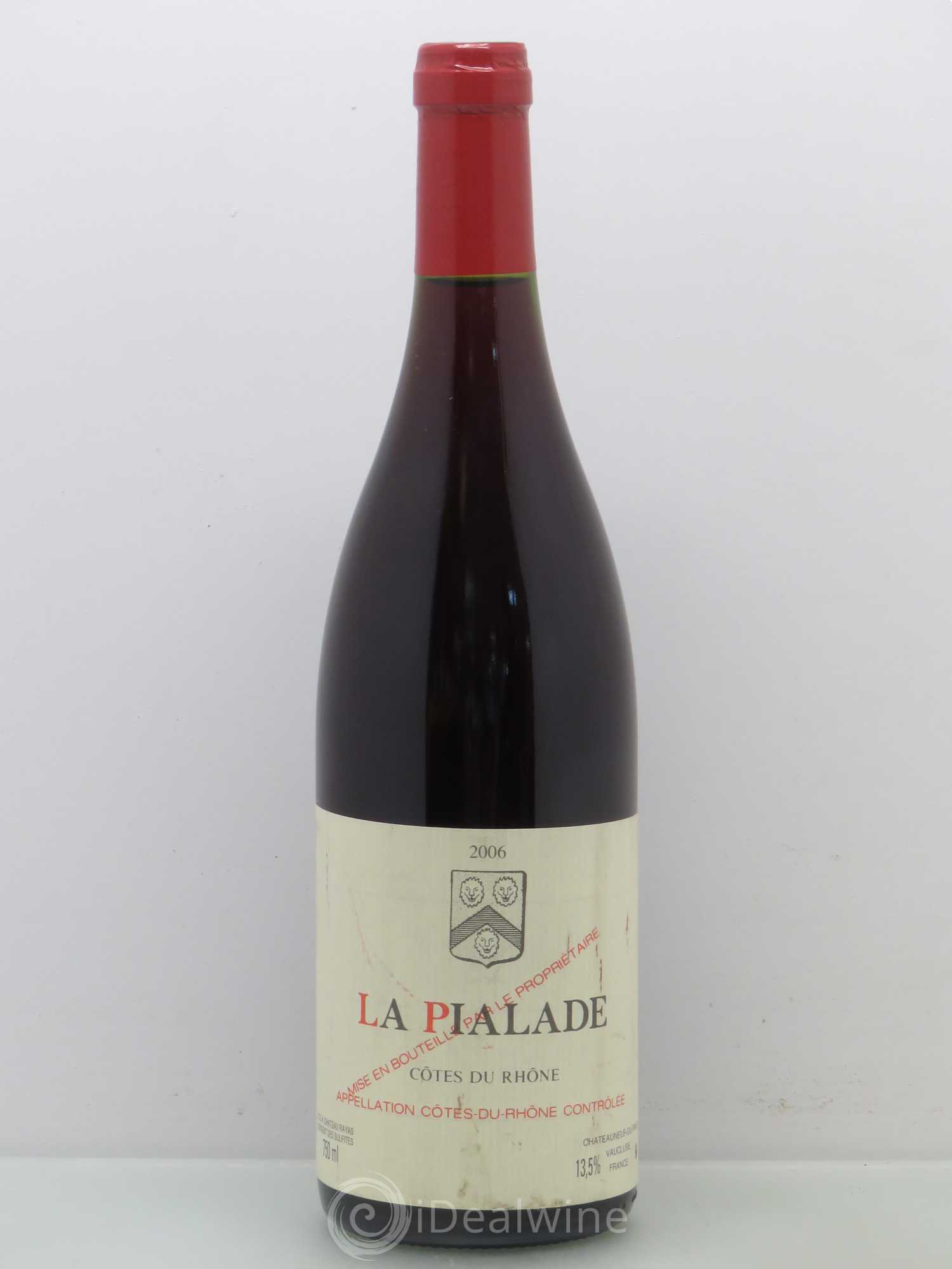 Côtes-du-Rhône La Pialade Emmanuel Reynaud 2006 - Lot de 1 bouteille - 0
