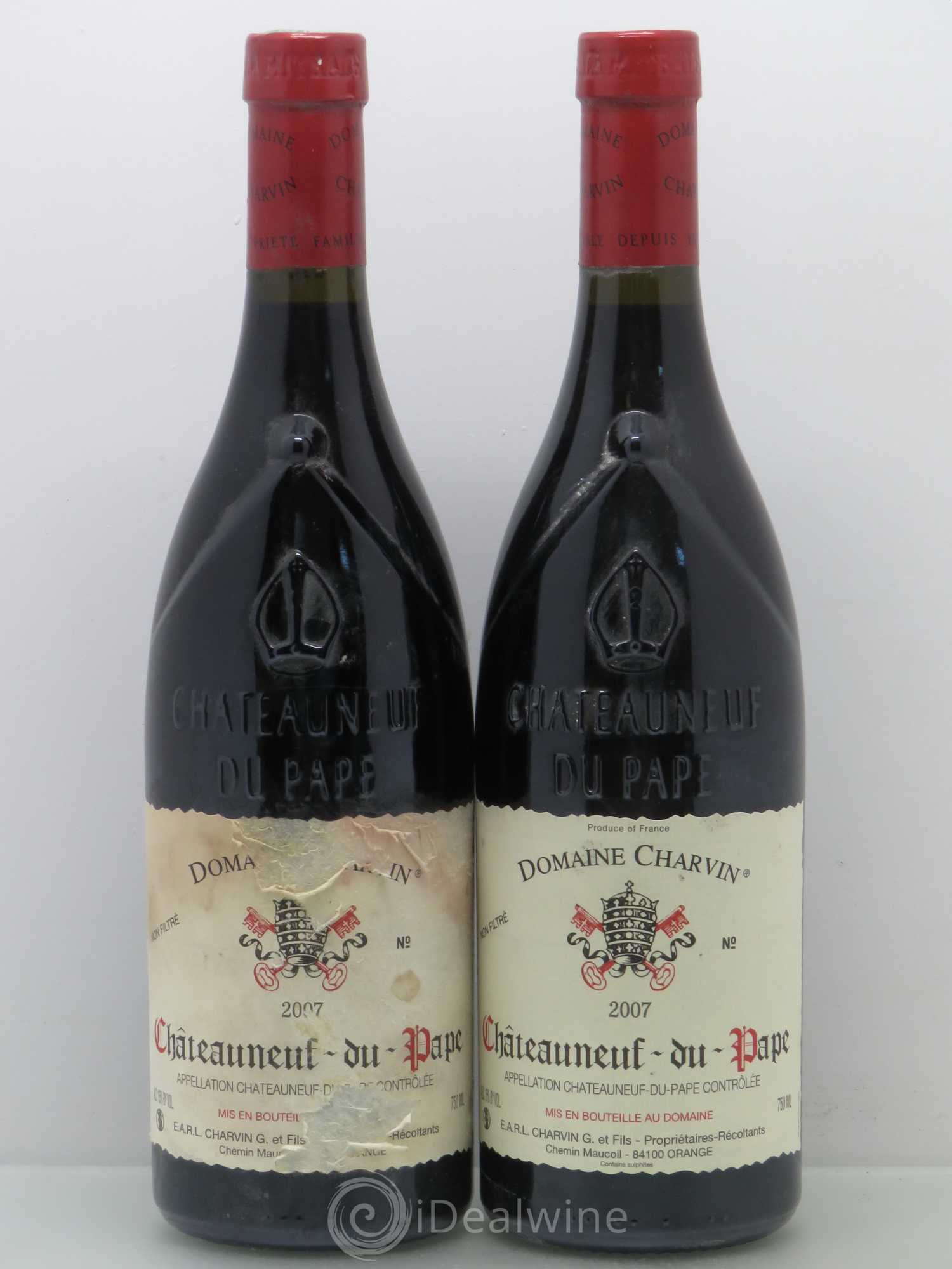 Châteauneuf-du-Pape Charvin (Domaine) 2007 - Lot de 2 bouteilles - 0