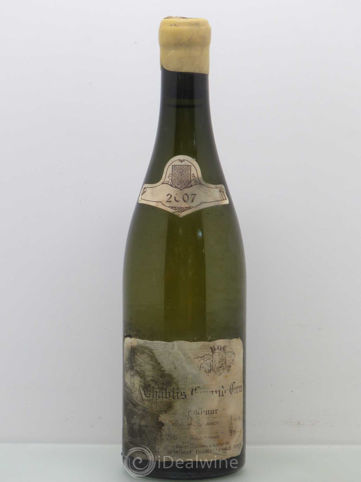Chablis Grand Cru Valmur Raveneau (Domaine) 2007 - Lot de 1 bouteille - 0