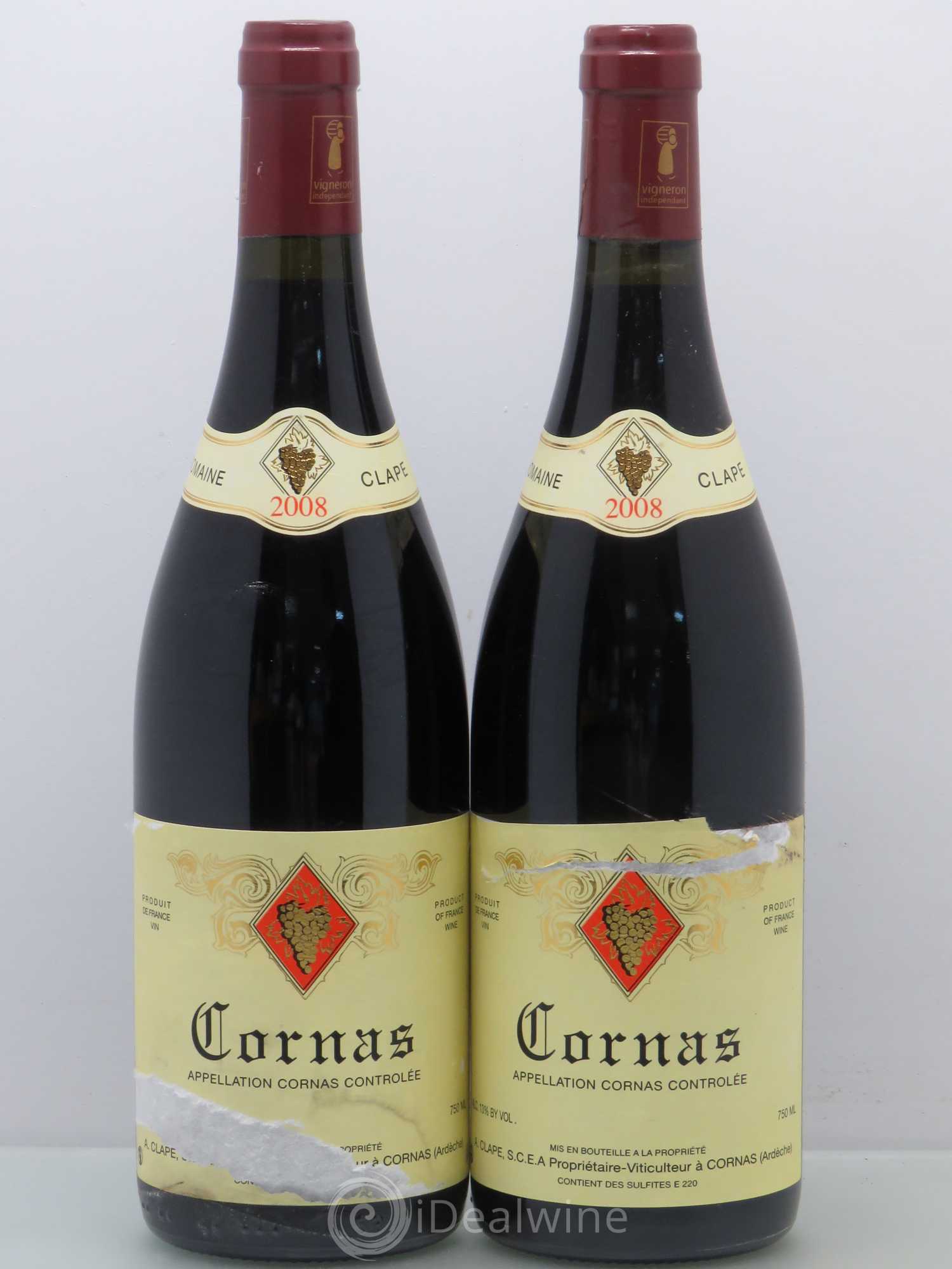 Cornas Auguste Clape 2008 - Lot de 2 bouteilles - 0