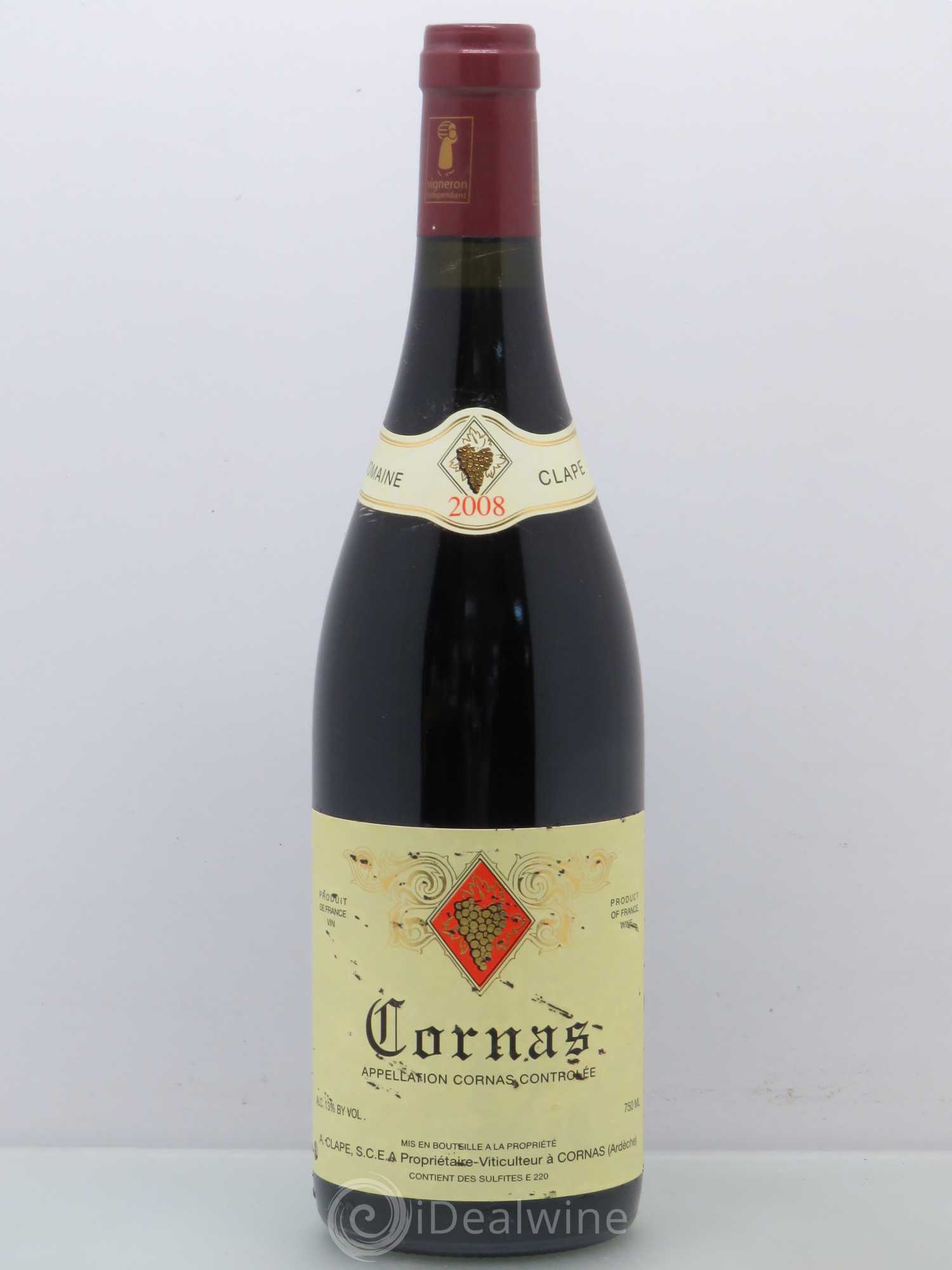 Cornas Auguste Clape 2008 - Lot de 1 bouteille - 0