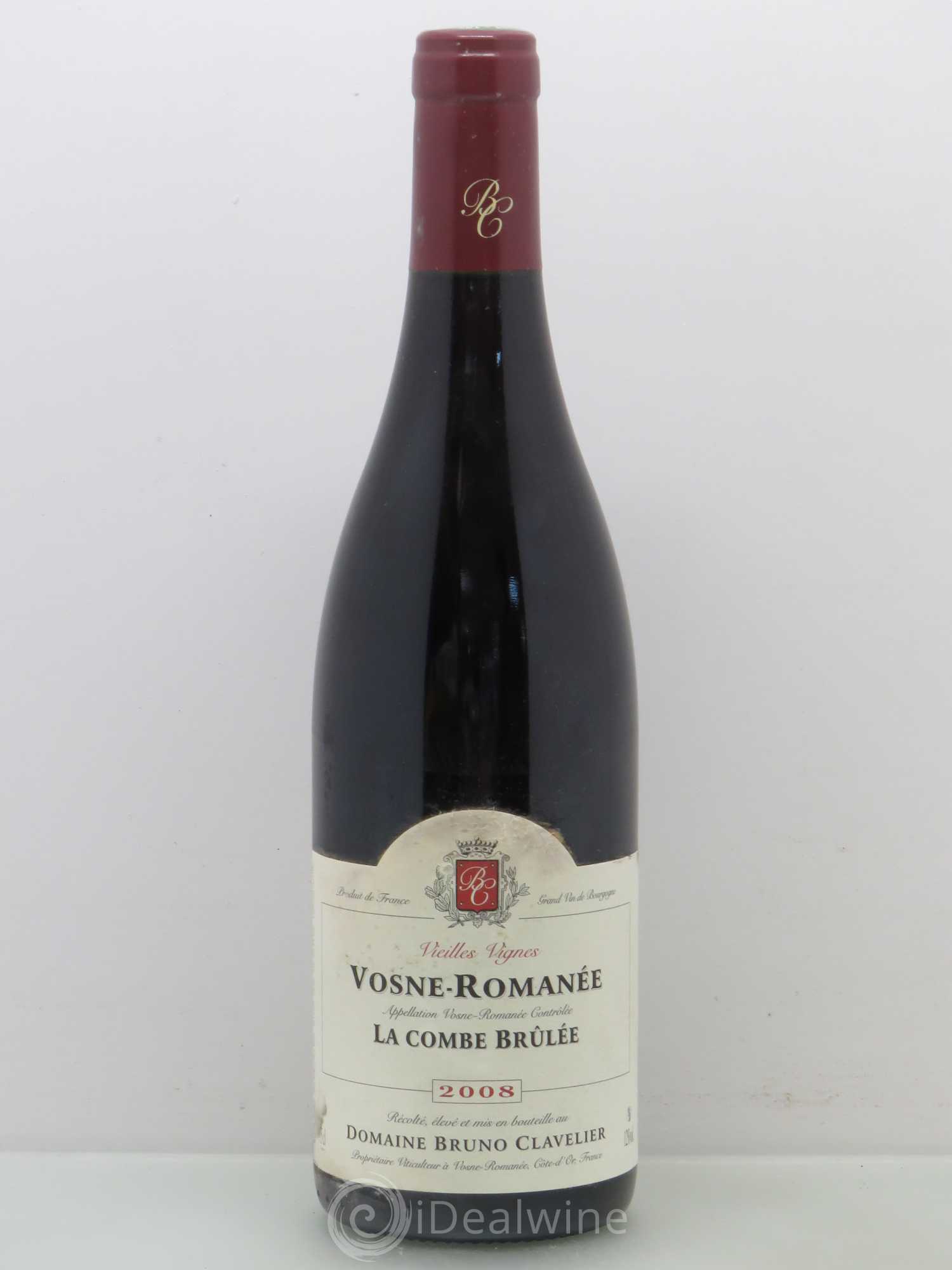 Vosne-Romanée La Combe Brûlée - Clavelier. Vieilles Vignes 2008 - Posten von 1 Flasche - 0