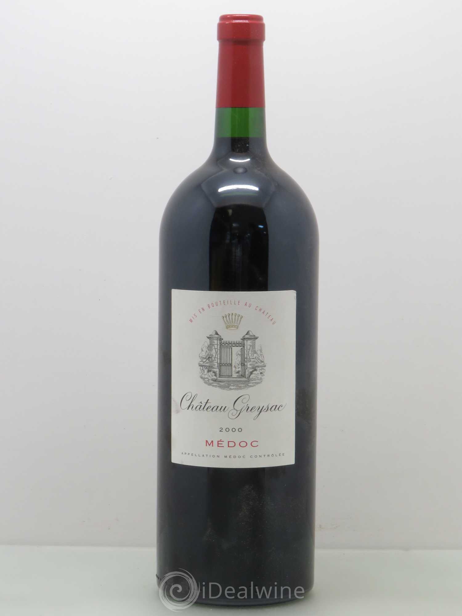 Château Greysac Cru Bourgeois 2000 - Lot de 1 magnum - 0