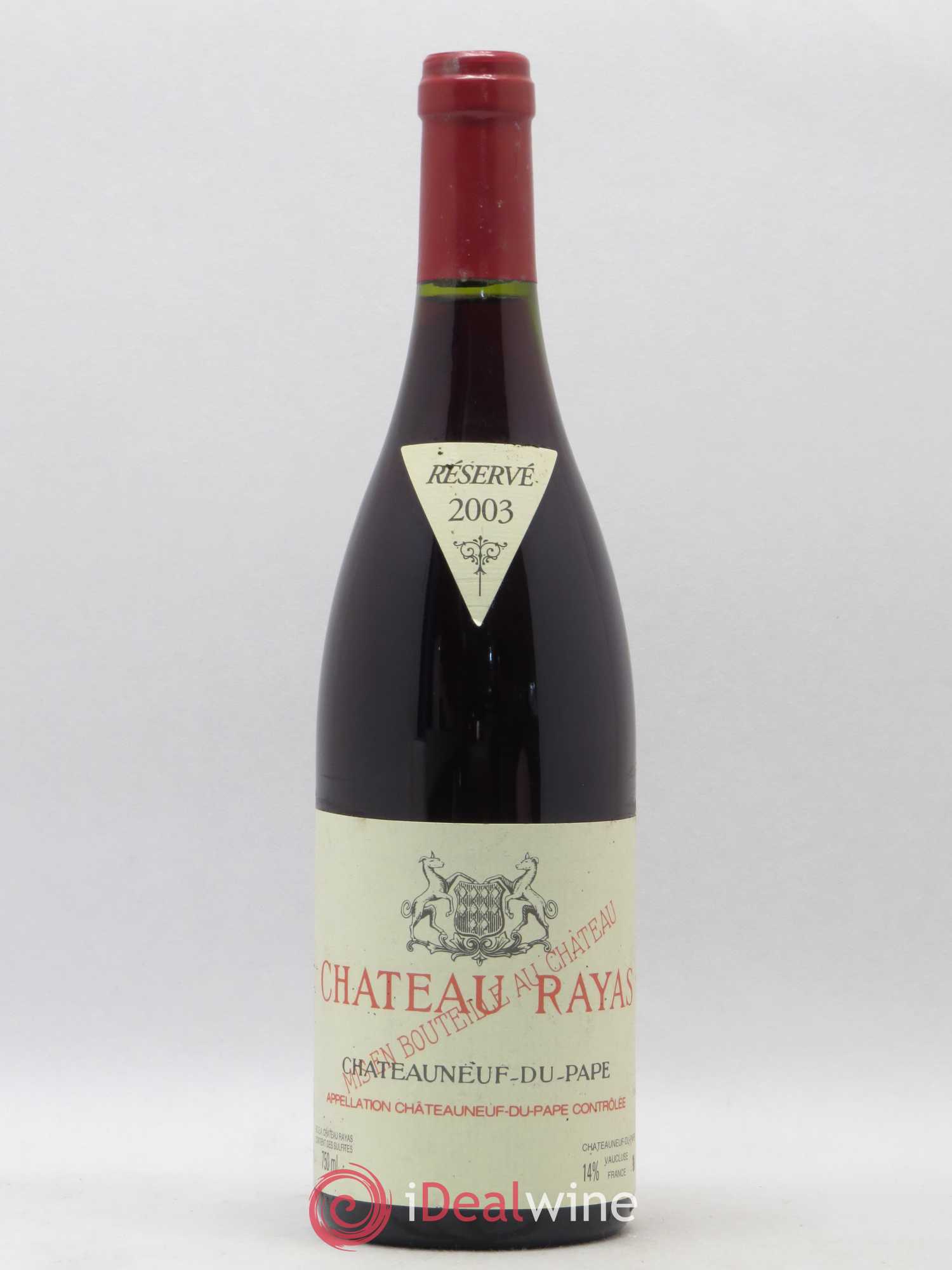 Châteauneuf-du-Pape Château Rayas Emmanuel Reynaud 2003 - Lot de 1 bouteille - 0