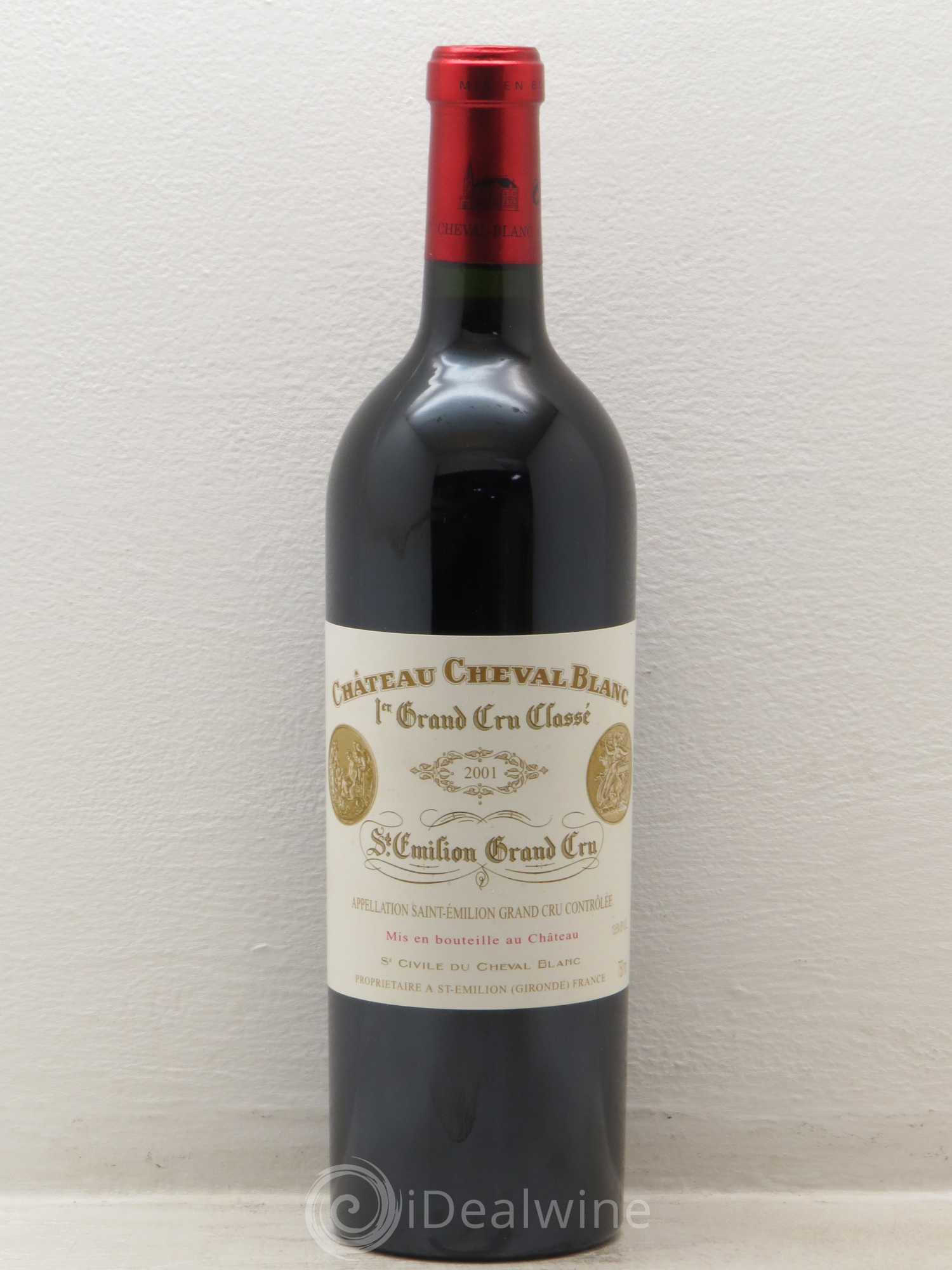 Château Cheval Blanc 1er Grand Cru Classé A 2001 - Lot de 1 bouteille - 0
