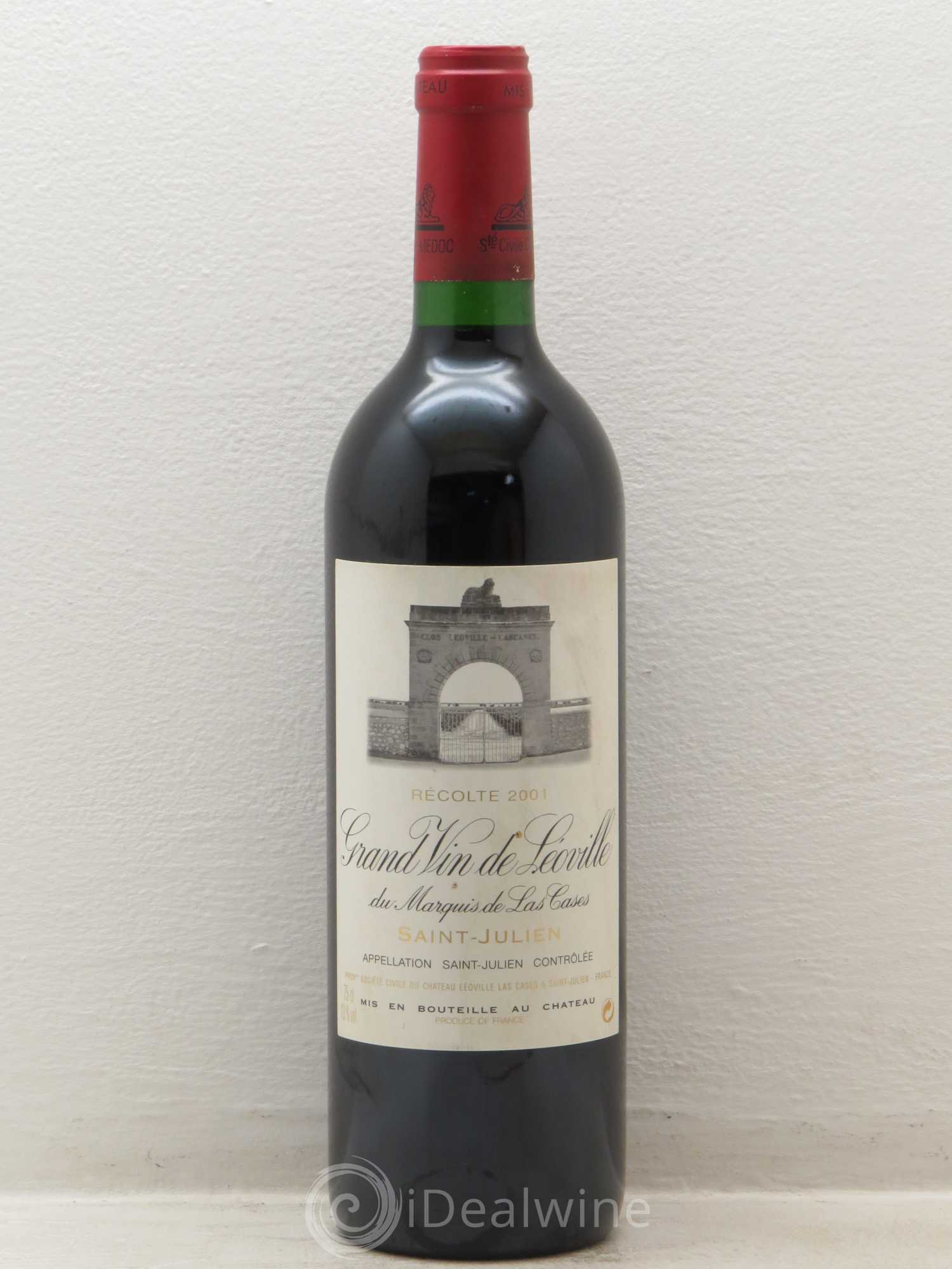 Château Léoville Las Cases 2ème Grand Cru Classé 2001 - Lot de 1 bouteille - 0