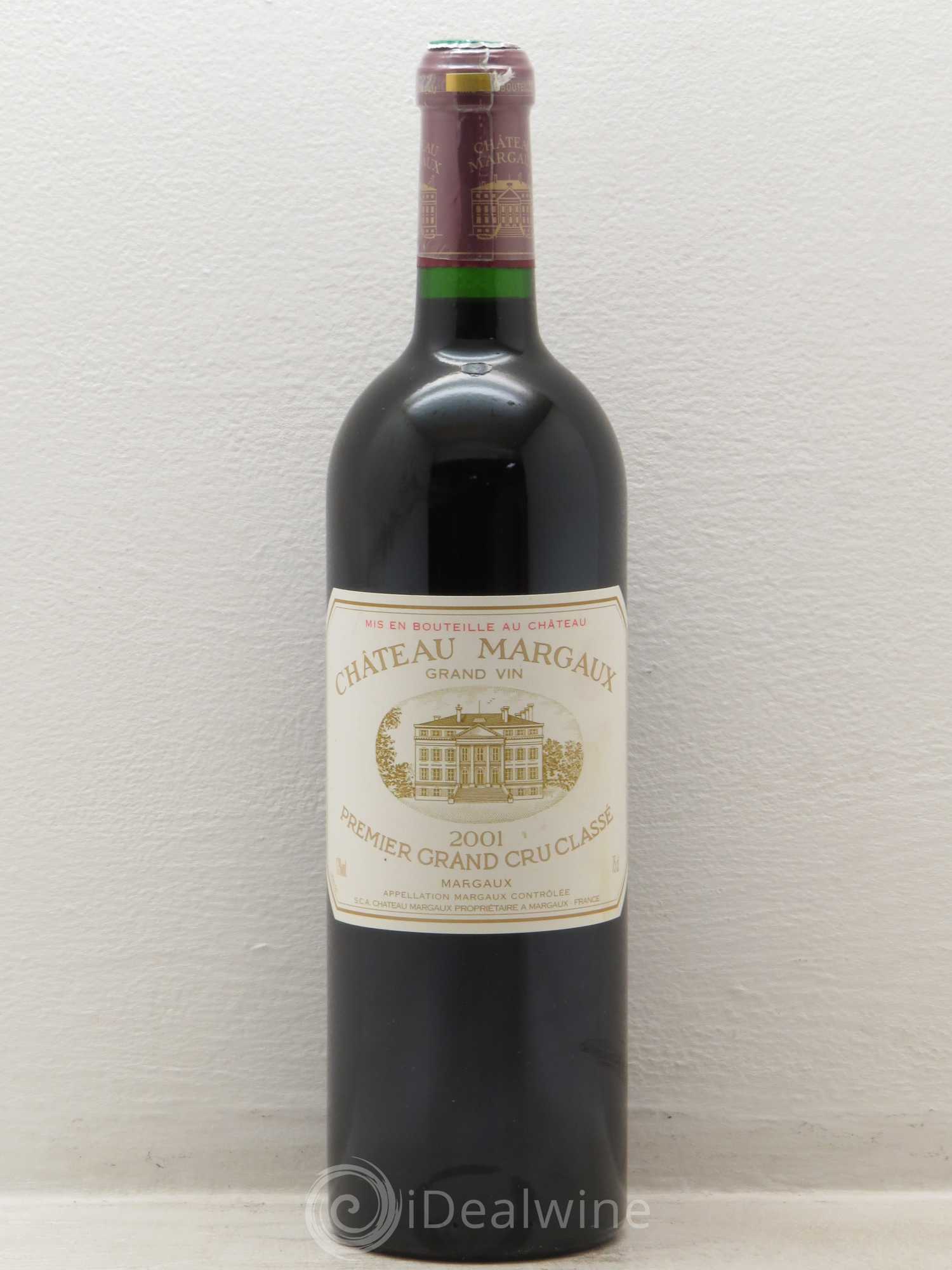 Château Margaux 1er Grand Cru Classé 2001 - Lot de 1 bouteille - 0
