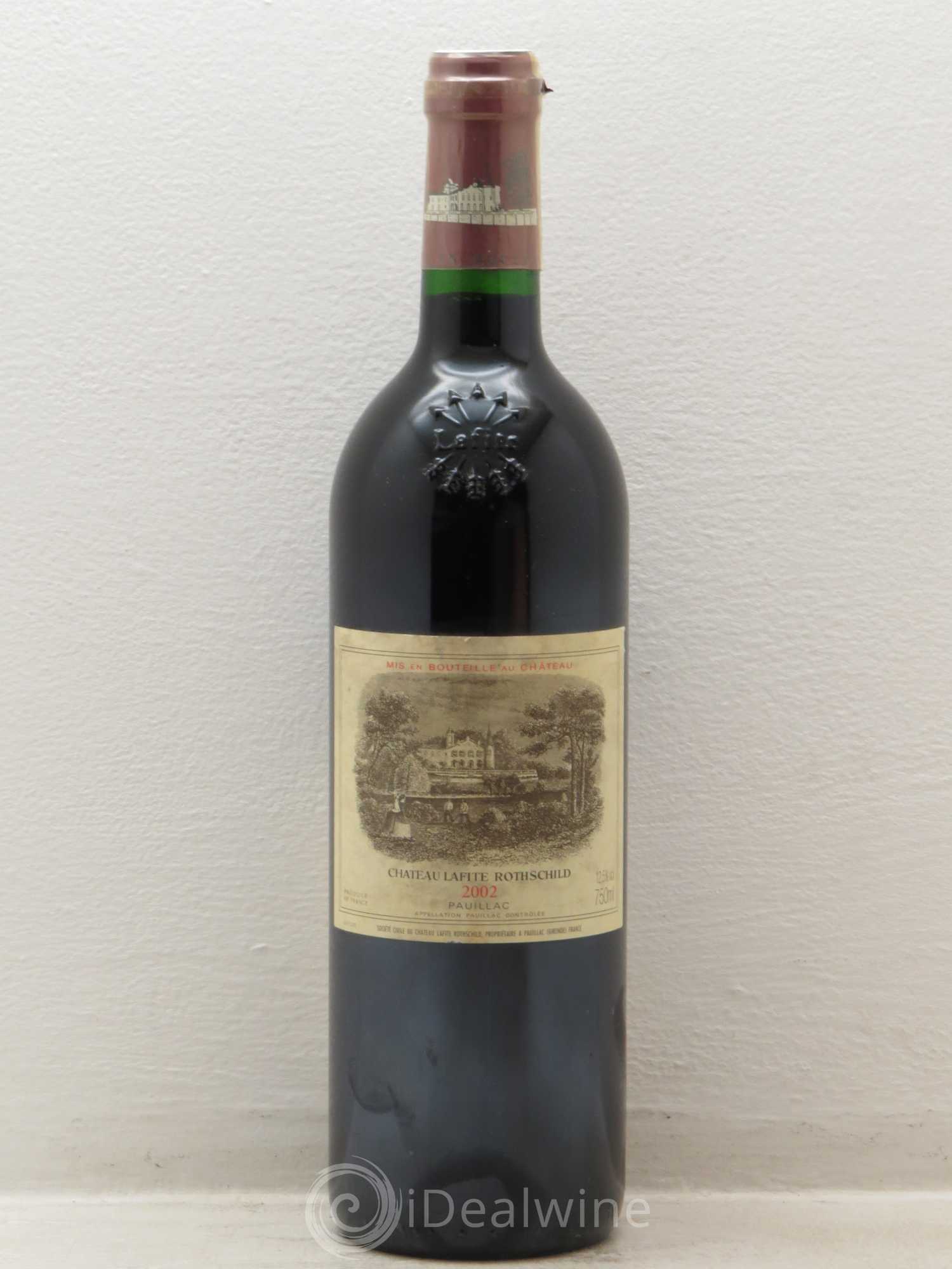 Château Lafite Rothschild 1er Grand Cru Classé 2002 - Lot de 1 bouteille - 0