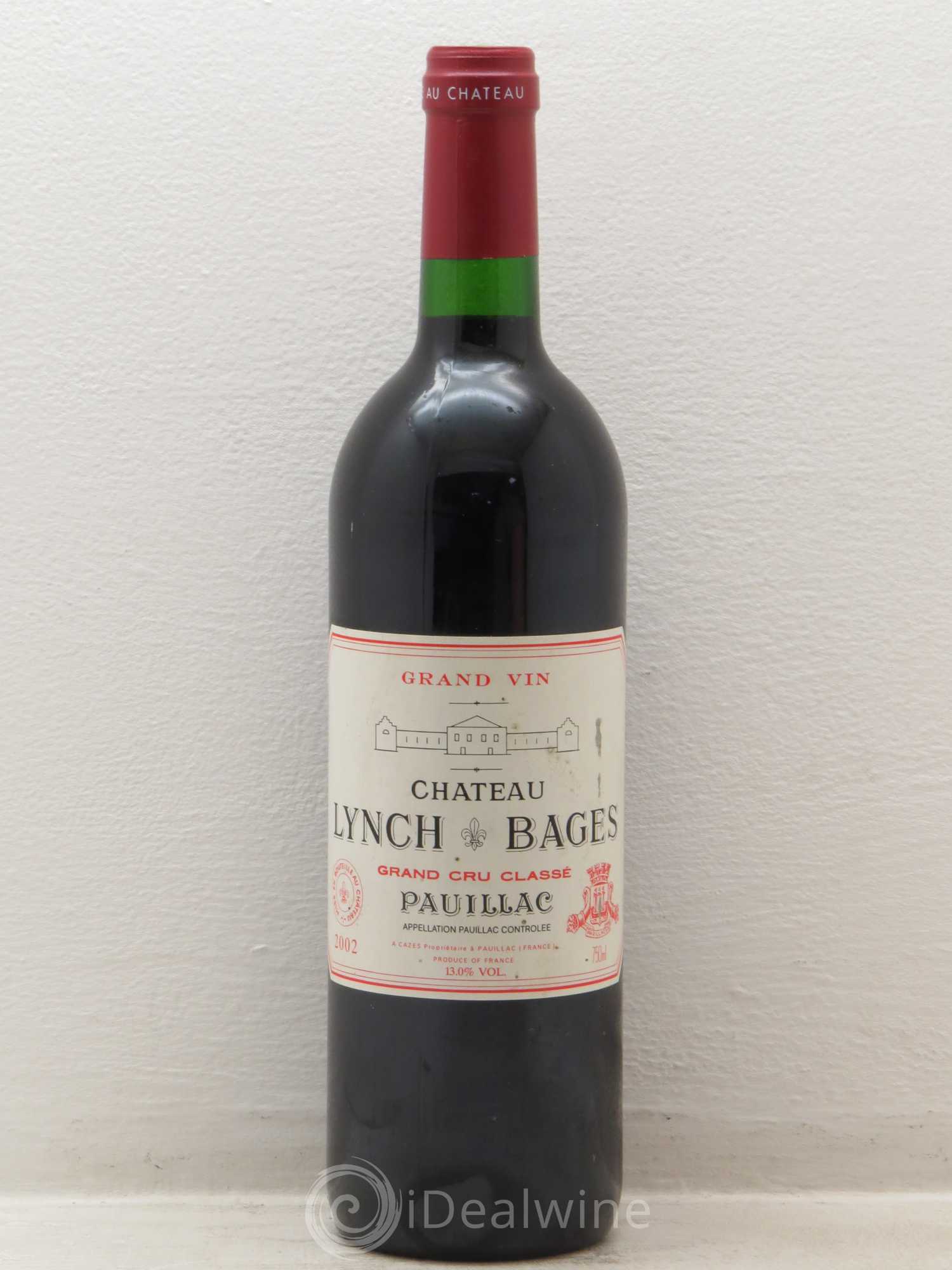 Château Lynch Bages 5ème Grand Cru Classé 2002 - Lot de 1 bouteille - 0