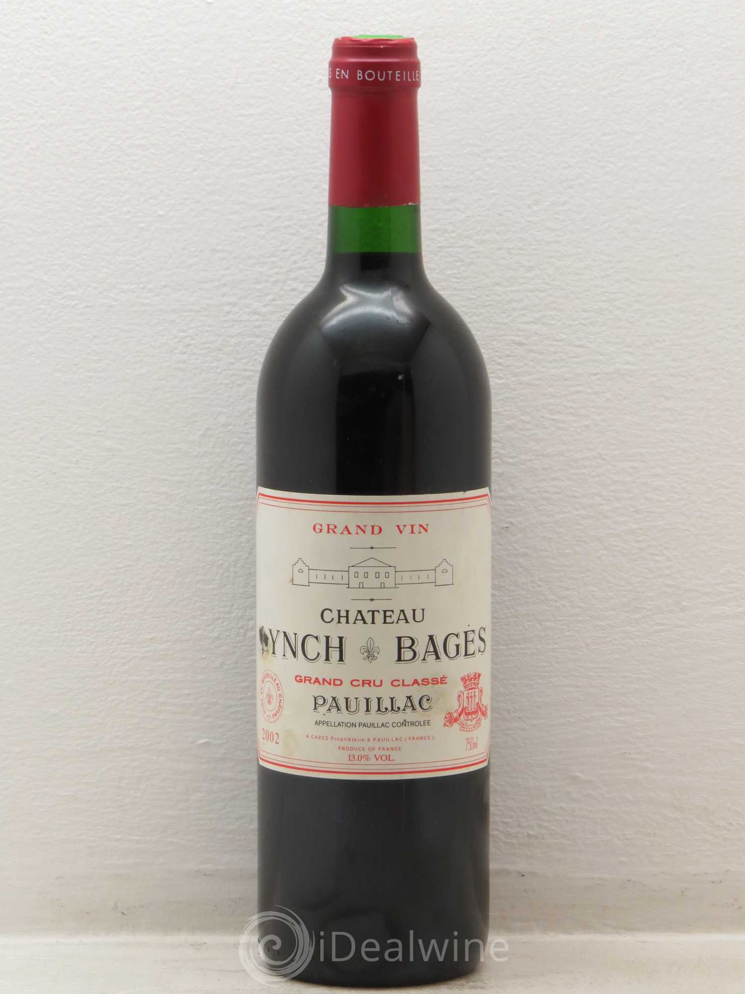 Château Lynch Bages 5ème Grand Cru Classé 2002 - Lot de 1 bouteille - 0