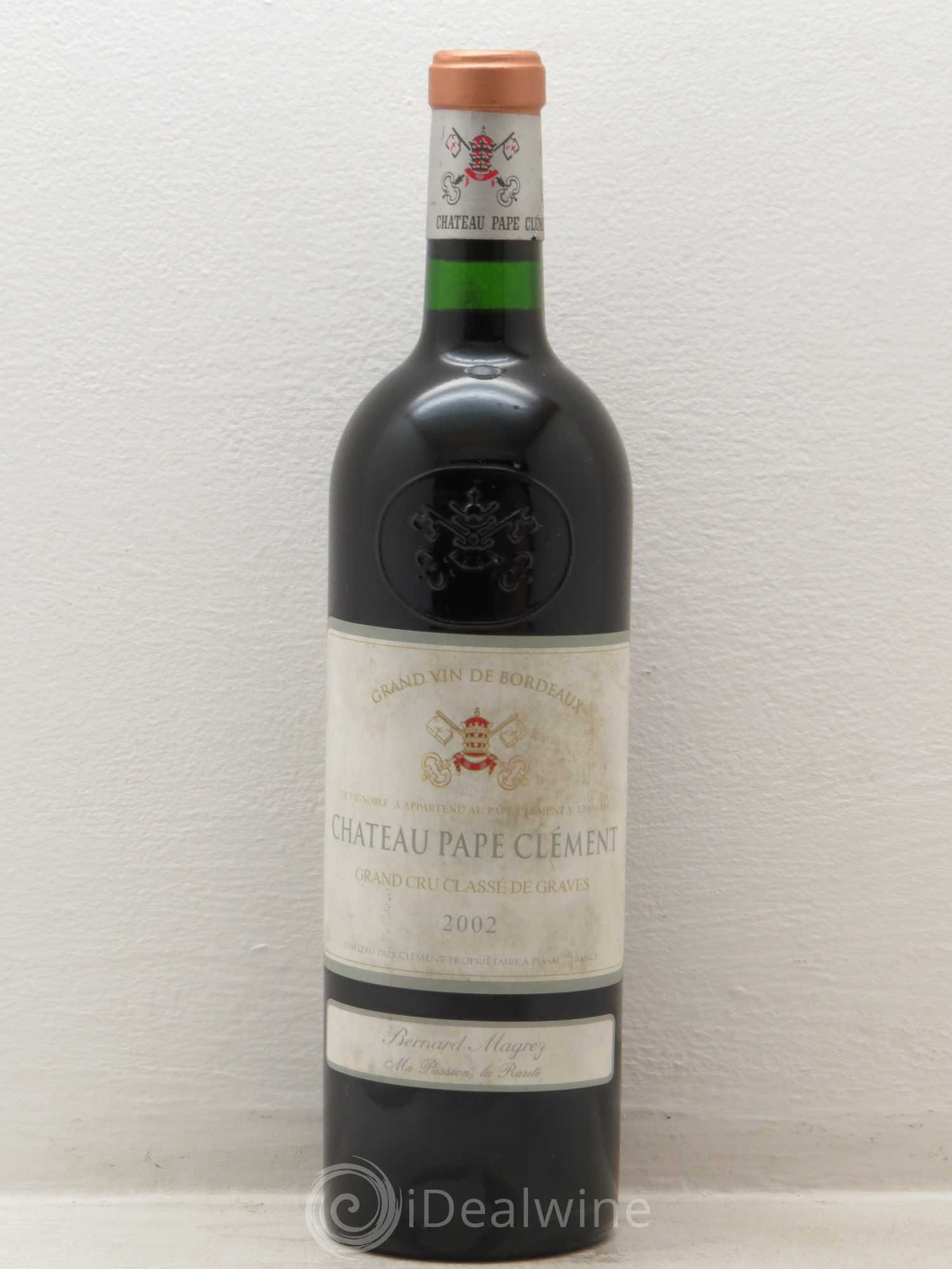 Château Pape Clément Cru Classé de Graves 2002 - Lot de 1 bouteille - 0