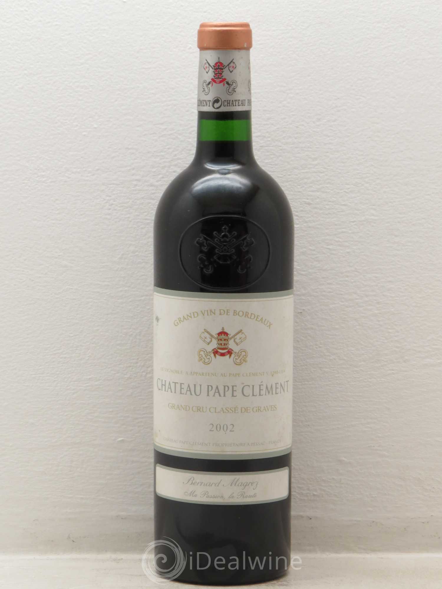 Château Pape Clément Cru Classé de Graves 2002 - Lot de 1 bouteille - 0