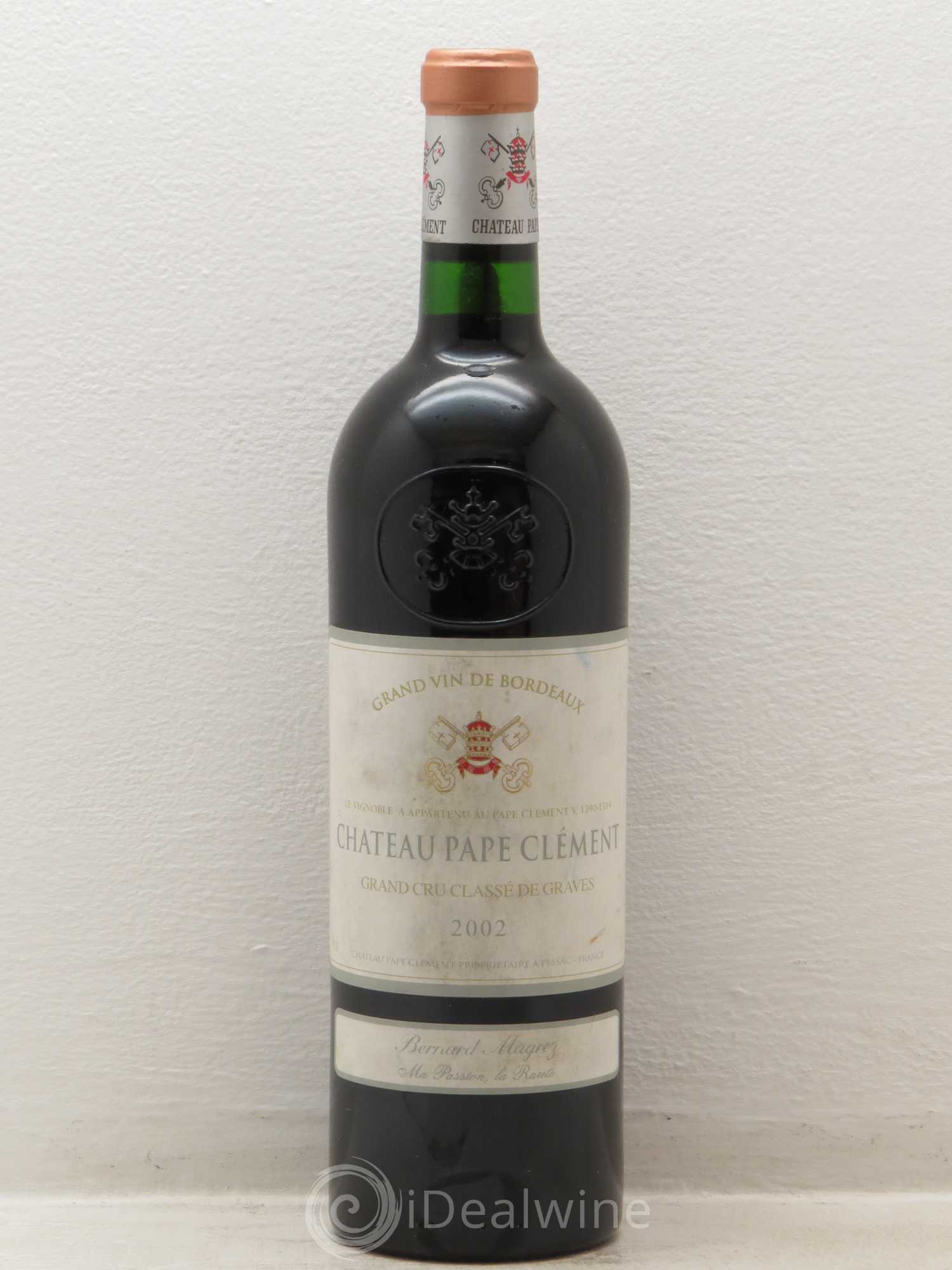 Château Pape Clément Cru Classé de Graves 2002 - Lot de 1 bouteille - 0