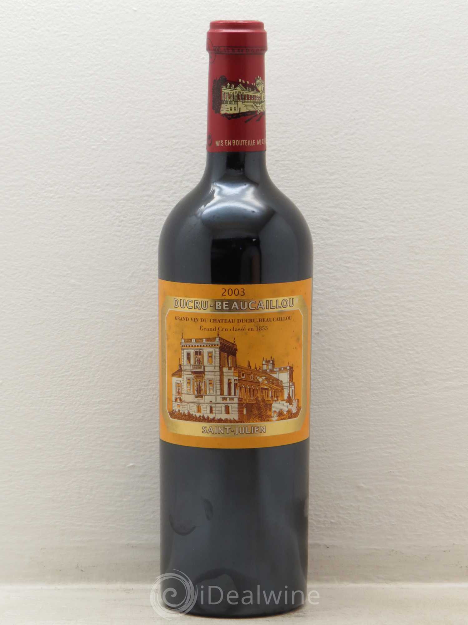 Château Ducru Beaucaillou 2ème Grand Cru Classé 2003 - Lot de 1 bouteille - 0