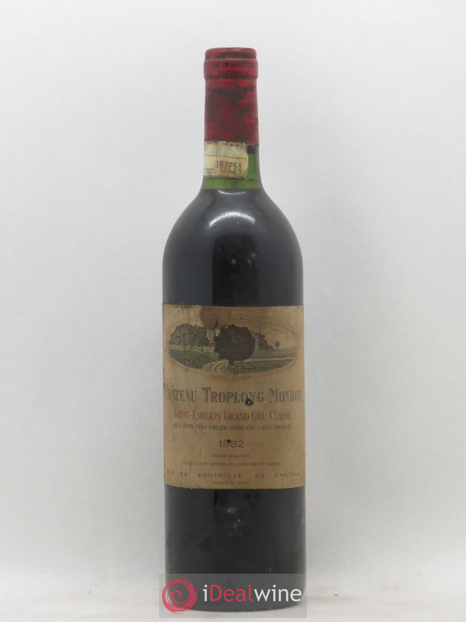 Château Troplong Mondot 1er Grand Cru Classé B 1982 - Lot de 1 bouteille - 0