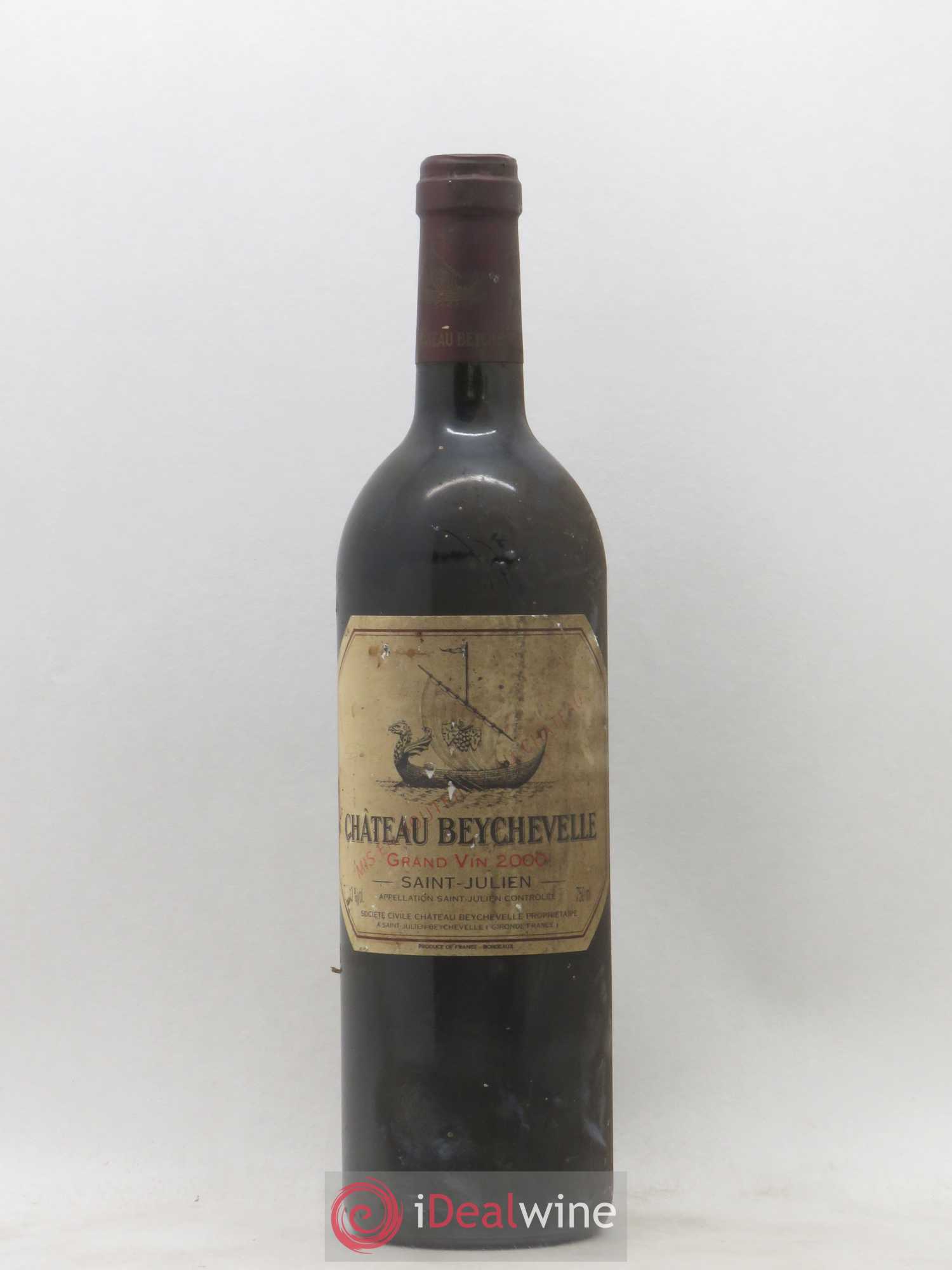 Château Beychevelle 4ème Grand Cru Classé 2000 - Lot de 1 bouteille - 0