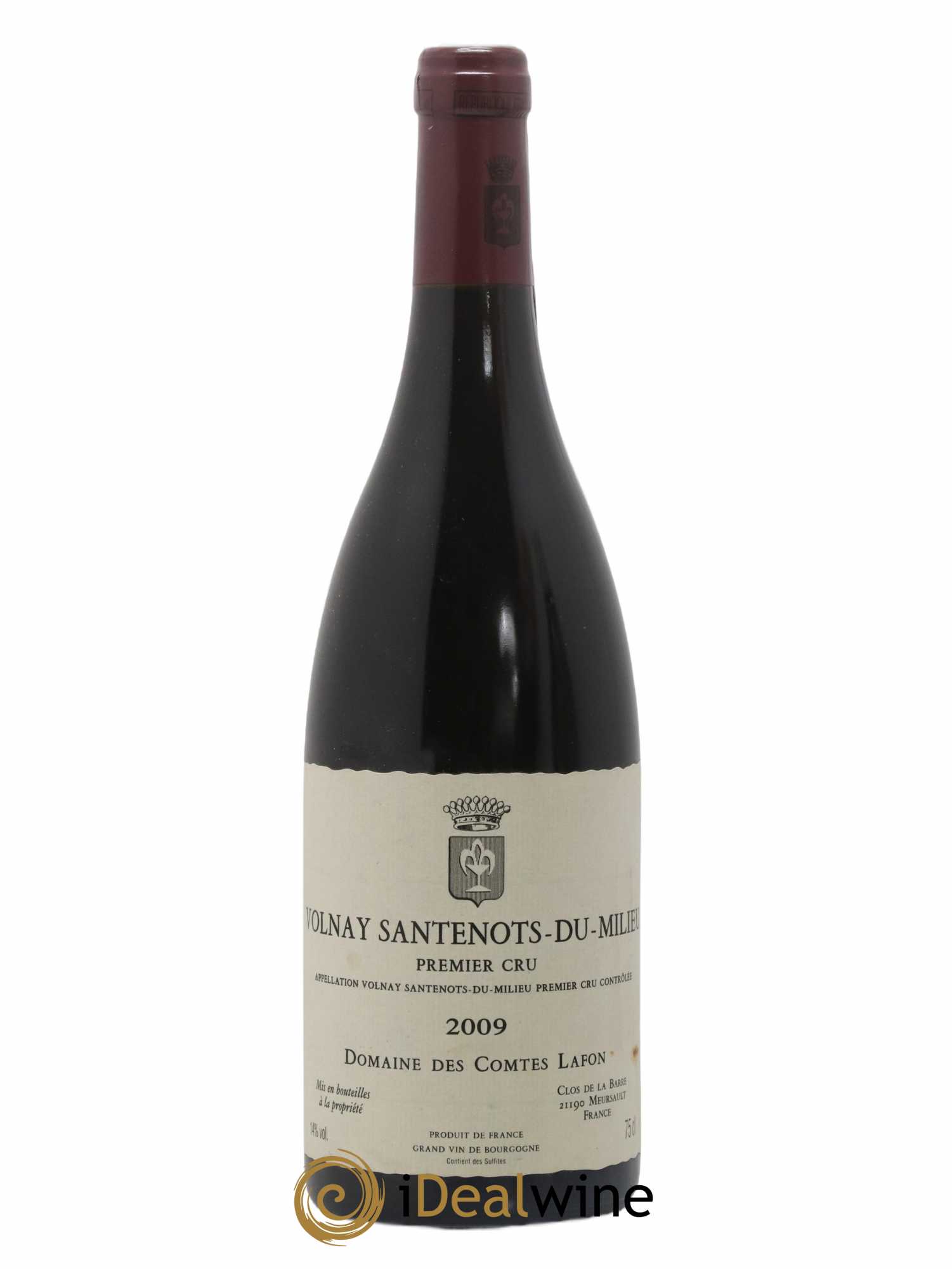 Volnay 1er Cru Santenots du Milieu Comtes Lafon (Domaine des) 2009 - Lot de 1 bouteille - 0