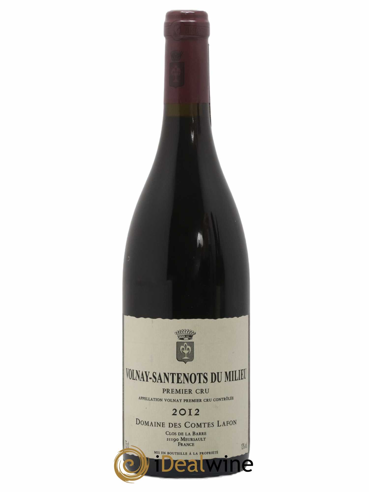 Volnay 1er Cru Santenots du Milieu Comtes Lafon (Domaine des) 2012 - Lot de 1 bouteille - 0