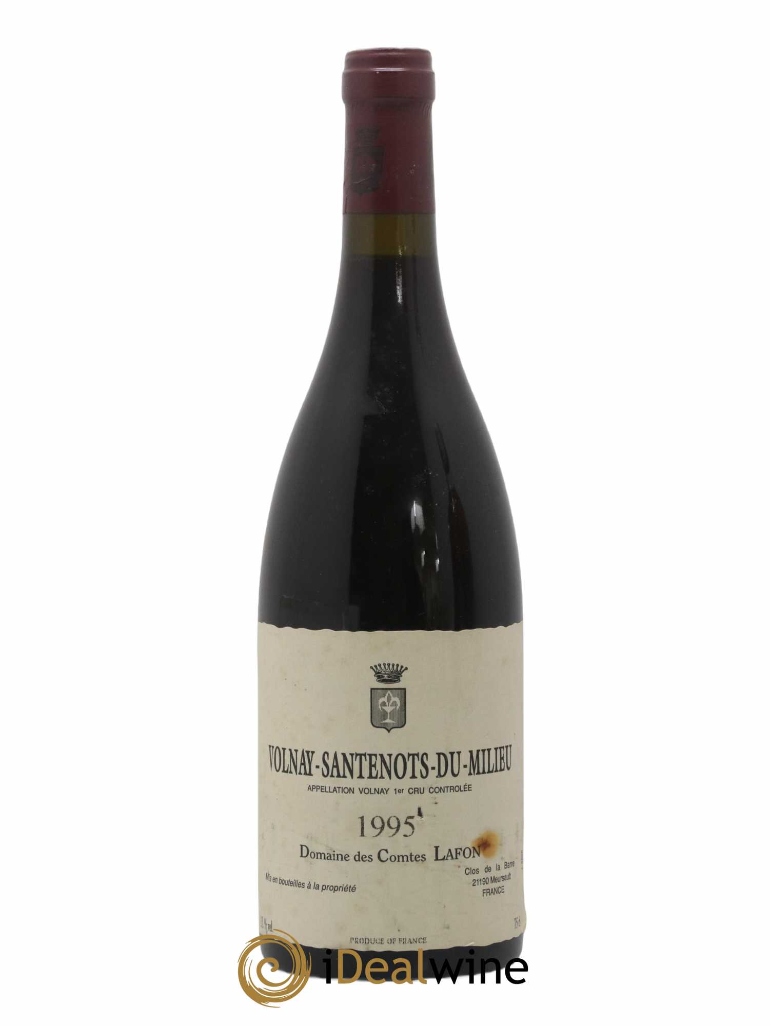 Volnay 1er Cru Santenots du Milieu Comtes Lafon (Domaine des) 1995 - Posten von 1 Flasche - 0