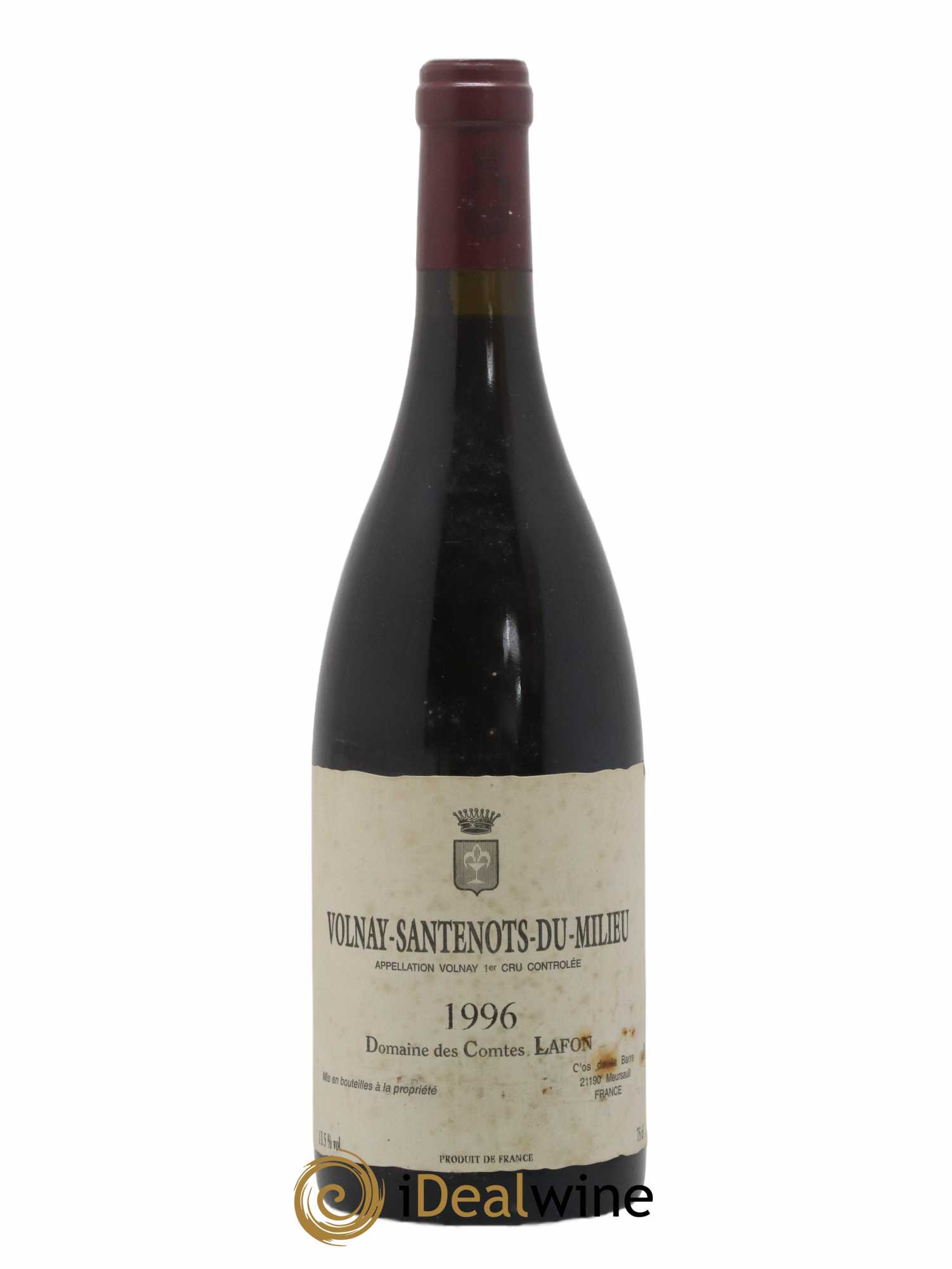 Volnay 1er Cru Santenots du Milieu Comtes Lafon (Domaine des) 1996 - Posten von 1 Flasche - 0