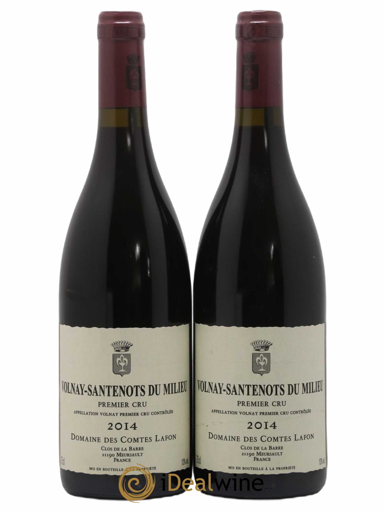 Volnay 1er Cru Santenots du Milieu Comtes Lafon (Domaine des) 2014 - Lot de 2 bouteilles - 0