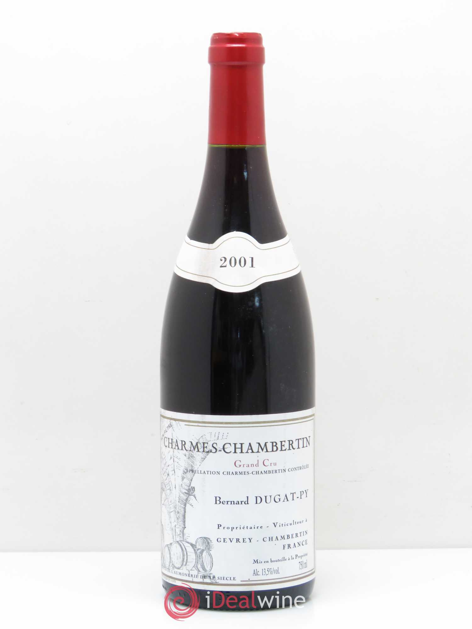 Charmes-Chambertin Grand Cru Dugat-Py 2001 - Lot de 1 bouteille - 0