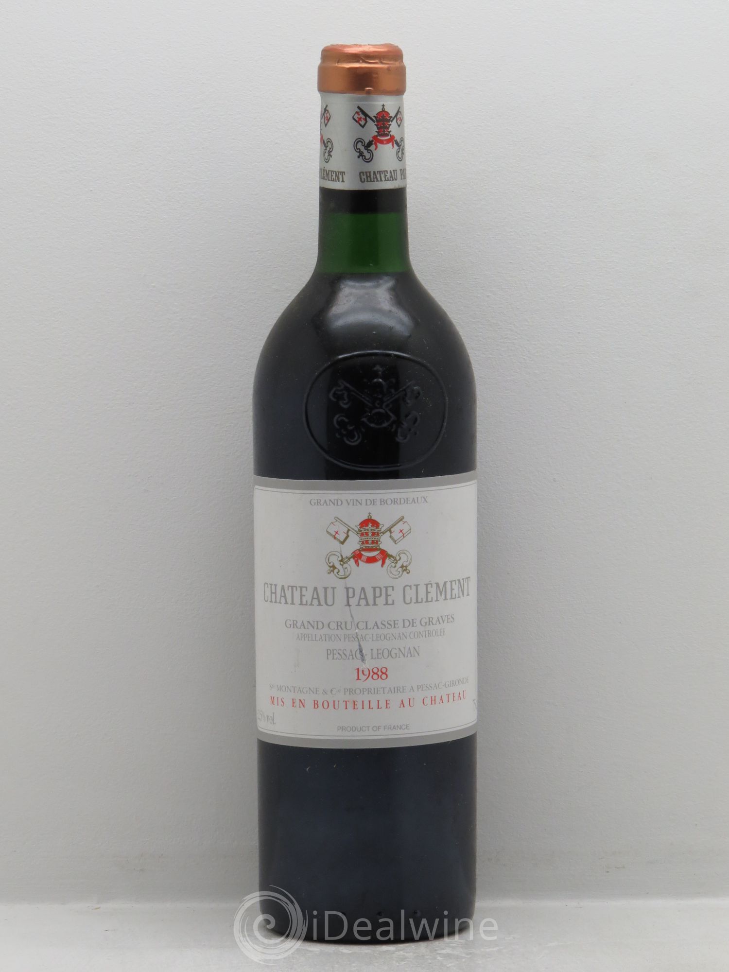 Château Pape Clément Cru Classé de Graves 1988 - Lot de 6 bouteilles - 0