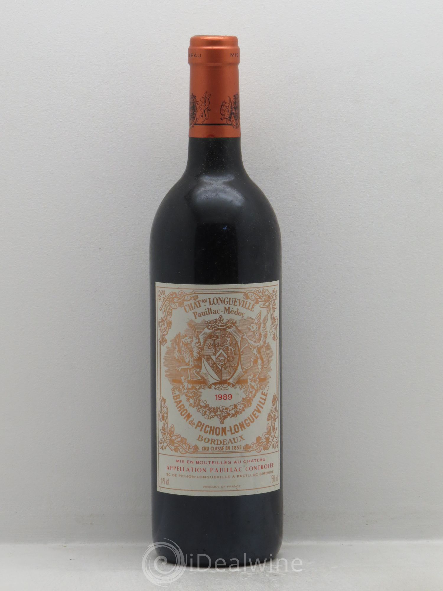 Pichon Longueville Baron 2ème Grand Cru Classé 1989 - Lot de 6 bouteilles - 0