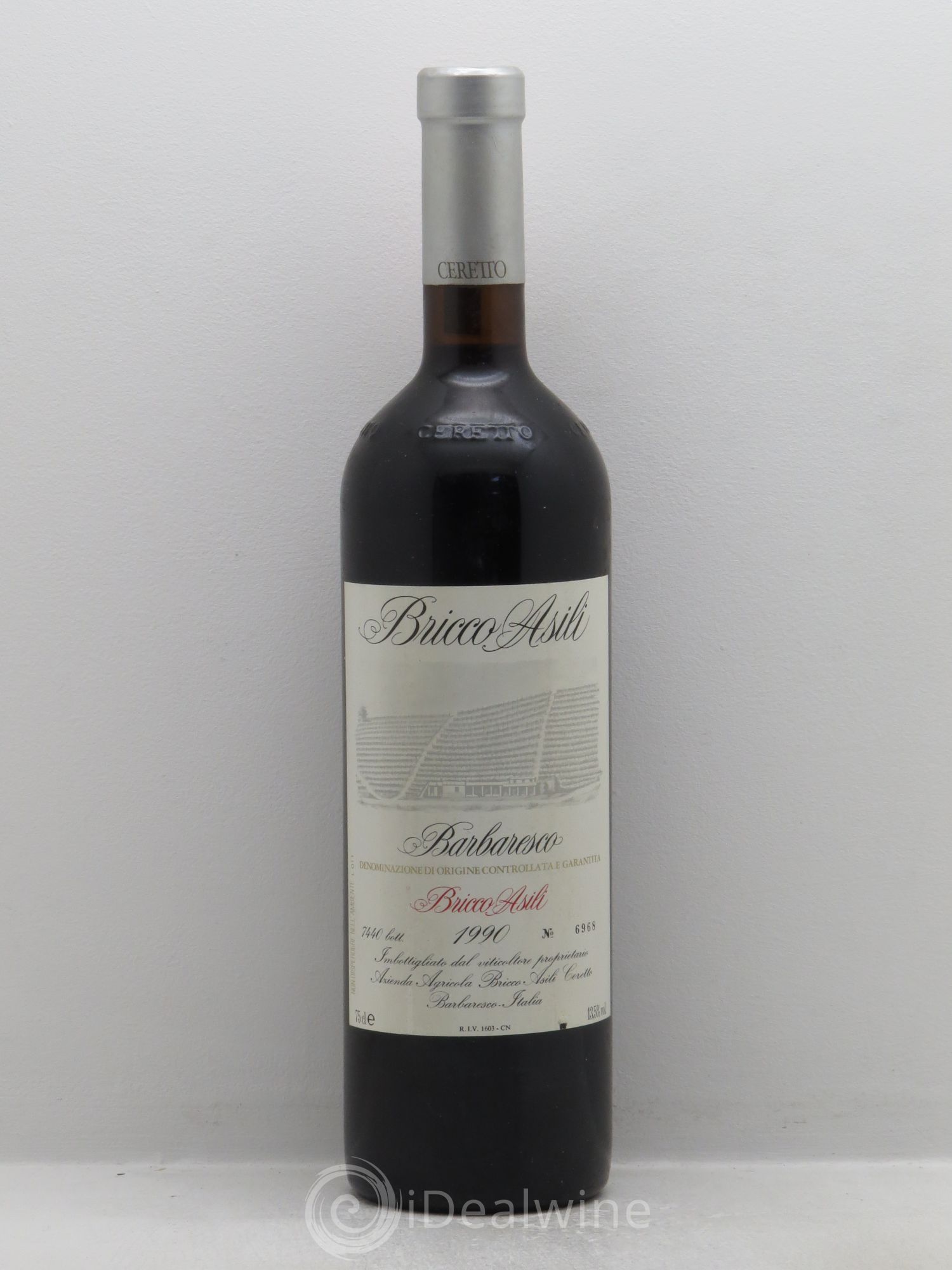 Barbaresco DOCG Bruno Cerretto Bricco Asili 1990 - Posten von 6 Flaschen - 0