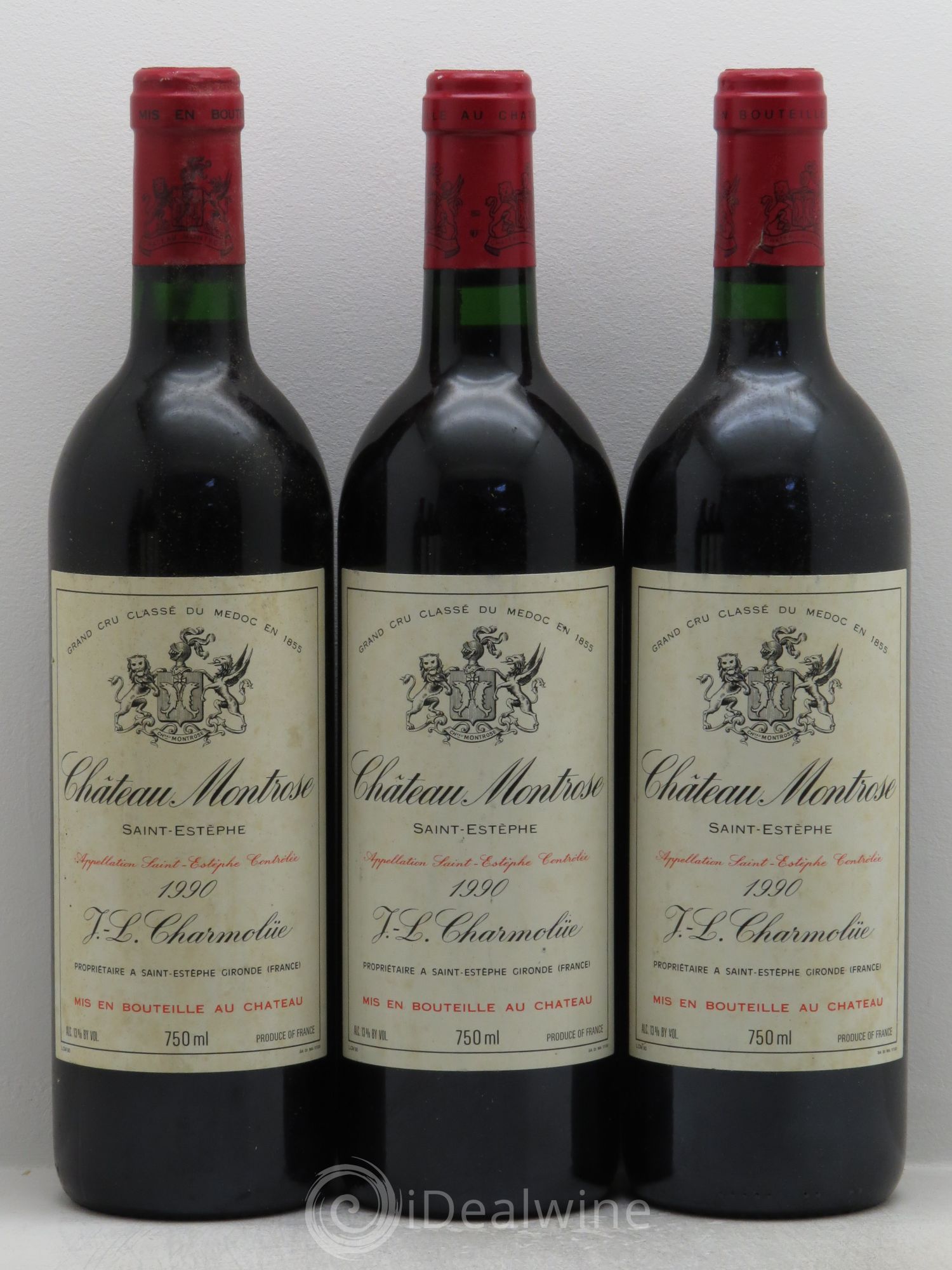 Château Montrose 2ème Grand Cru Classé 1990 - Lot de 6 bouteilles - 1