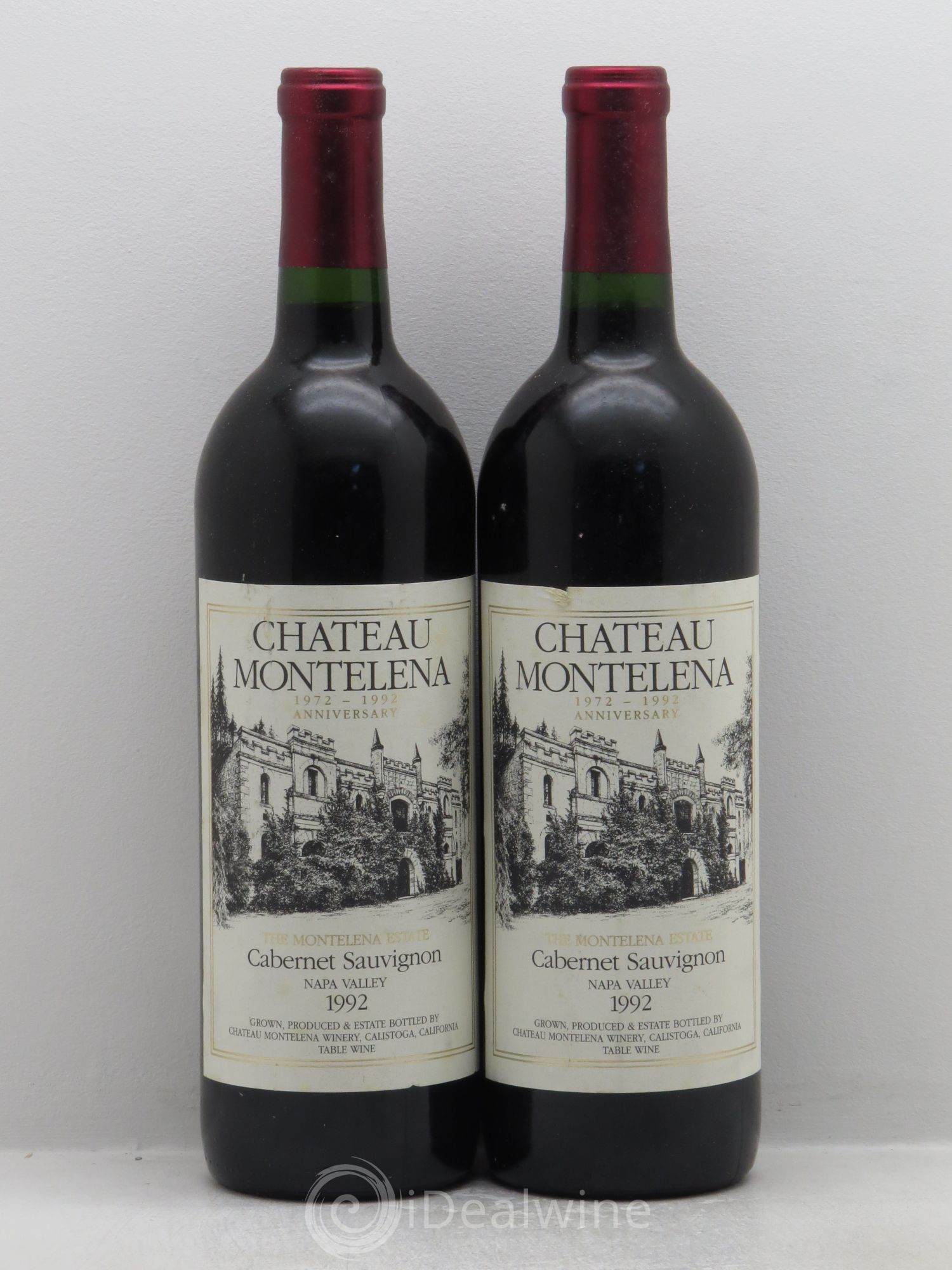 USA Château Montelena Cabernet Sauvignon Napa Valley 1992 - Posten von 2 Flaschen - 0