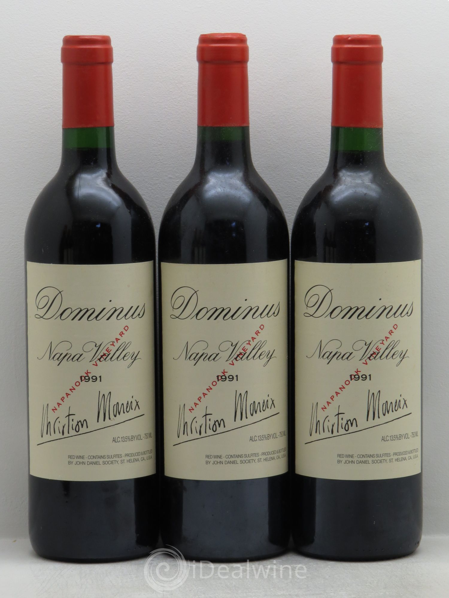 Napa Valley Dominus Christian Moueix 1991 - Lot de 6 bouteilles - 1
