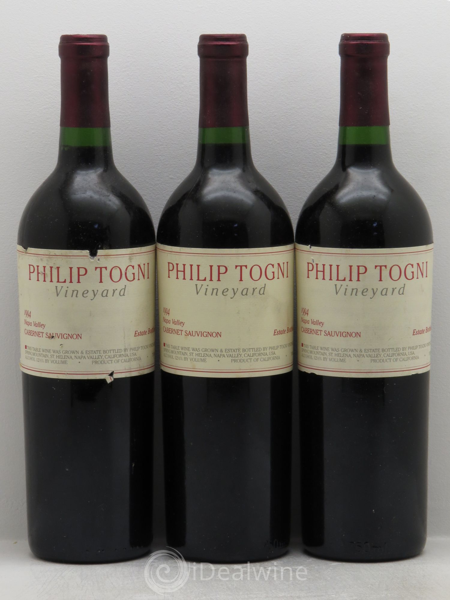 USA Philip Togni Cabernet Sauvignon Napa Valley 1994 - Posten von 3 Flaschen - 0
