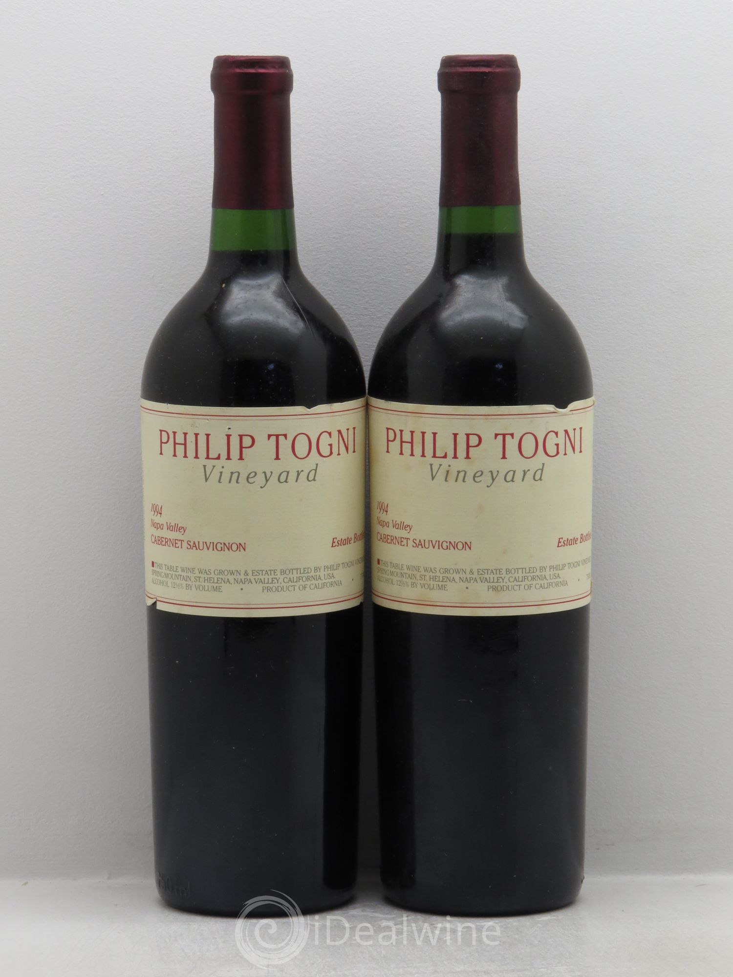 USA Philip Togni Cabernet Sauvignon Napa Valley 1994 - Posten von 2 Flaschen - 0