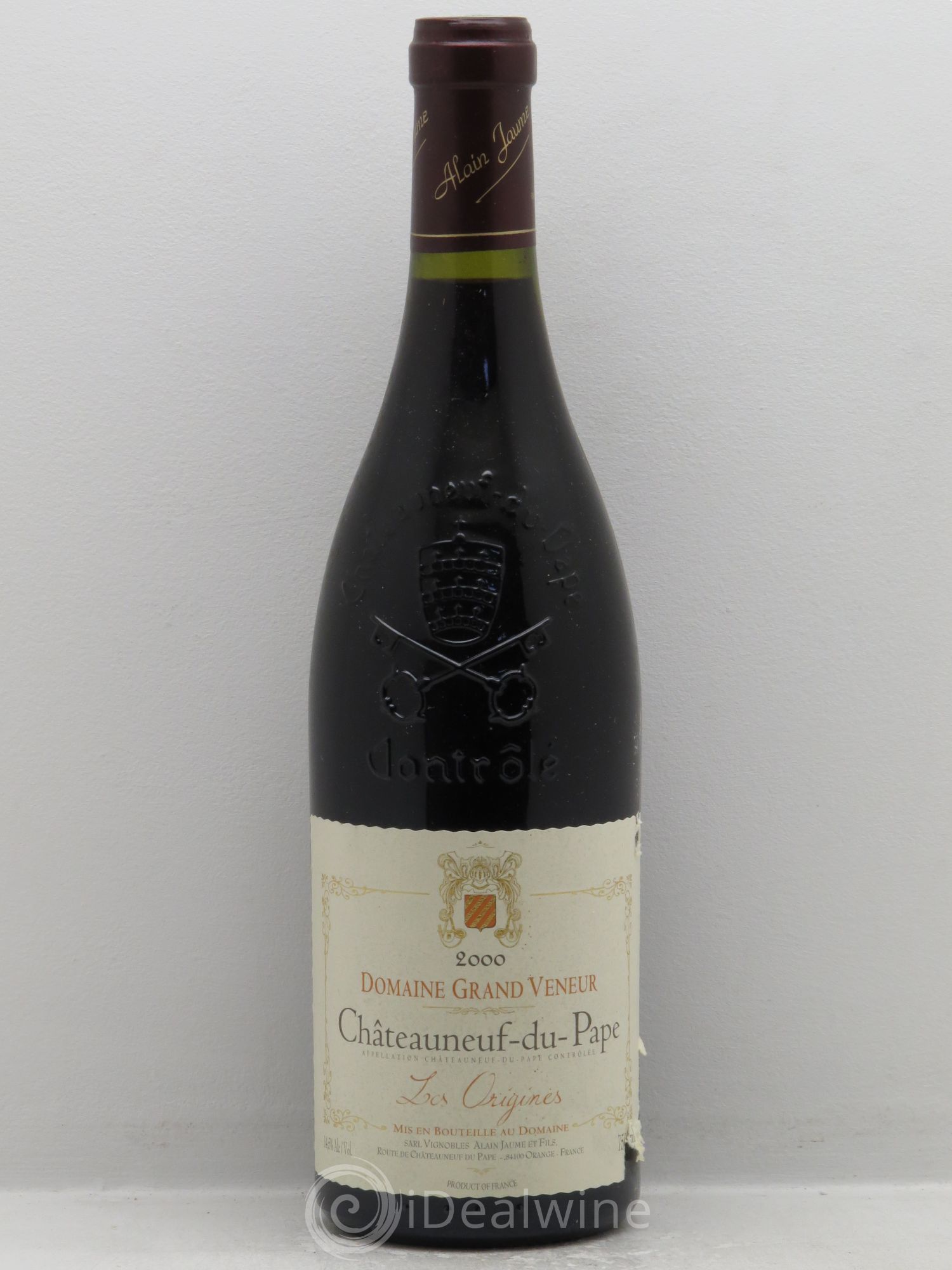 Châteauneuf-du-Pape Les Origines Grand Veneur (Domaine) (sans prix de réserve) 2000 - Lot de 6 bouteilles - 0