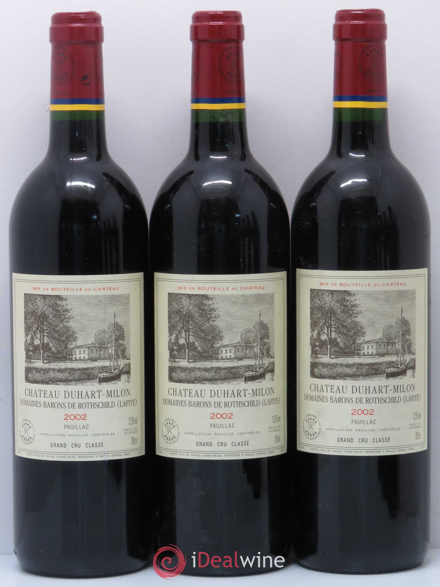 Château Duhart-Milon 4ème Grand Cru Classé 2002 - Lot de 6 bouteilles - 1
