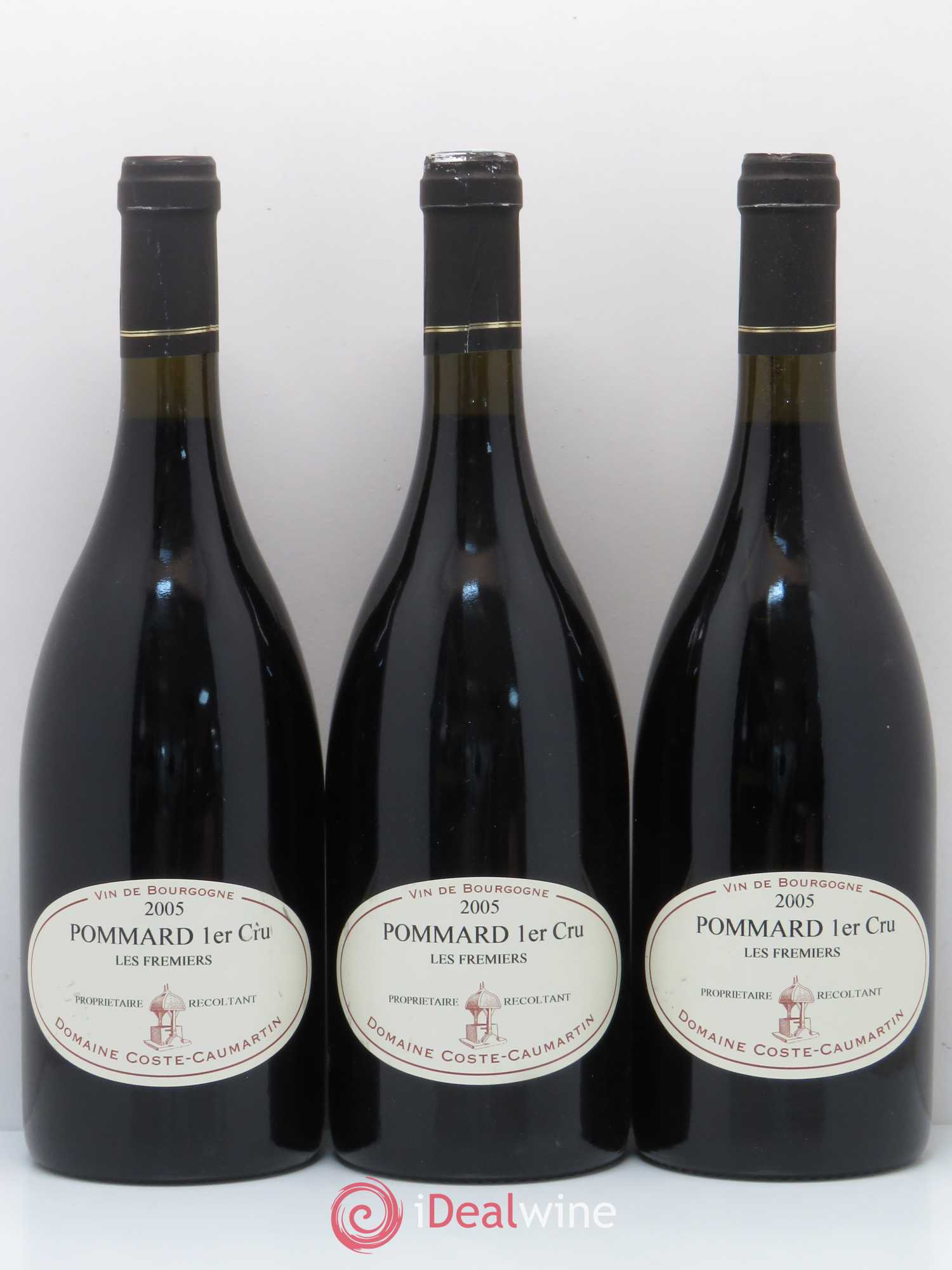 Pommard 1er Cru Les Frémiers Domaine Coste Caumartin 2005 - Lot de 6 bouteilles - 2