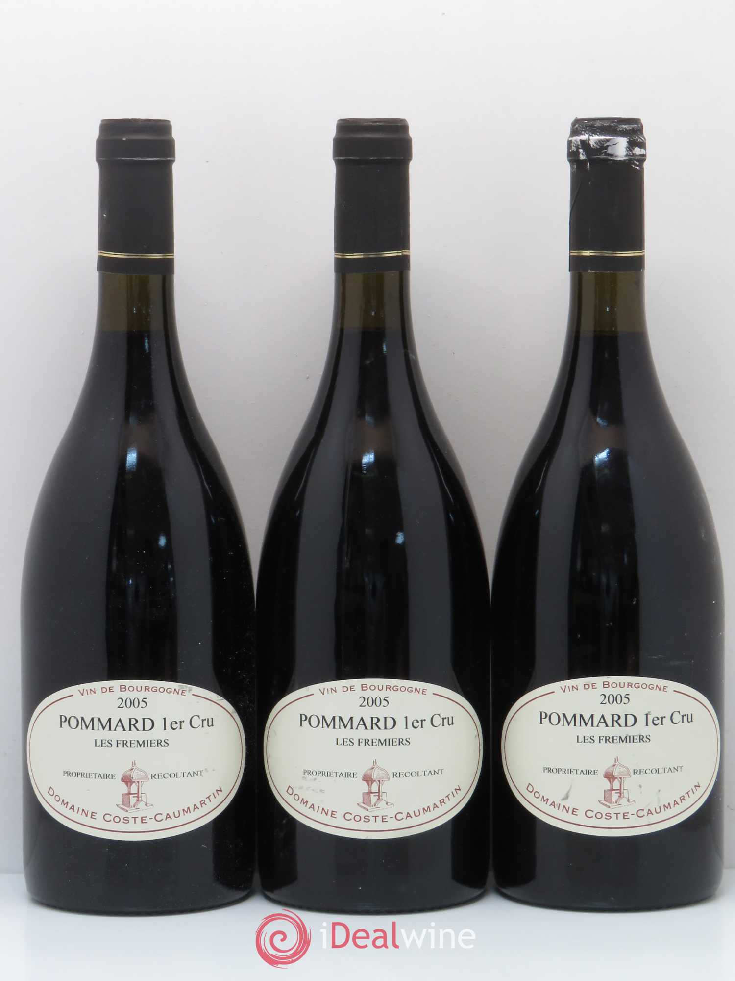 Pommard 1er Cru Les Frémiers Domaine Coste Caumartin 2005 - Posten von 3 Flaschen - 0