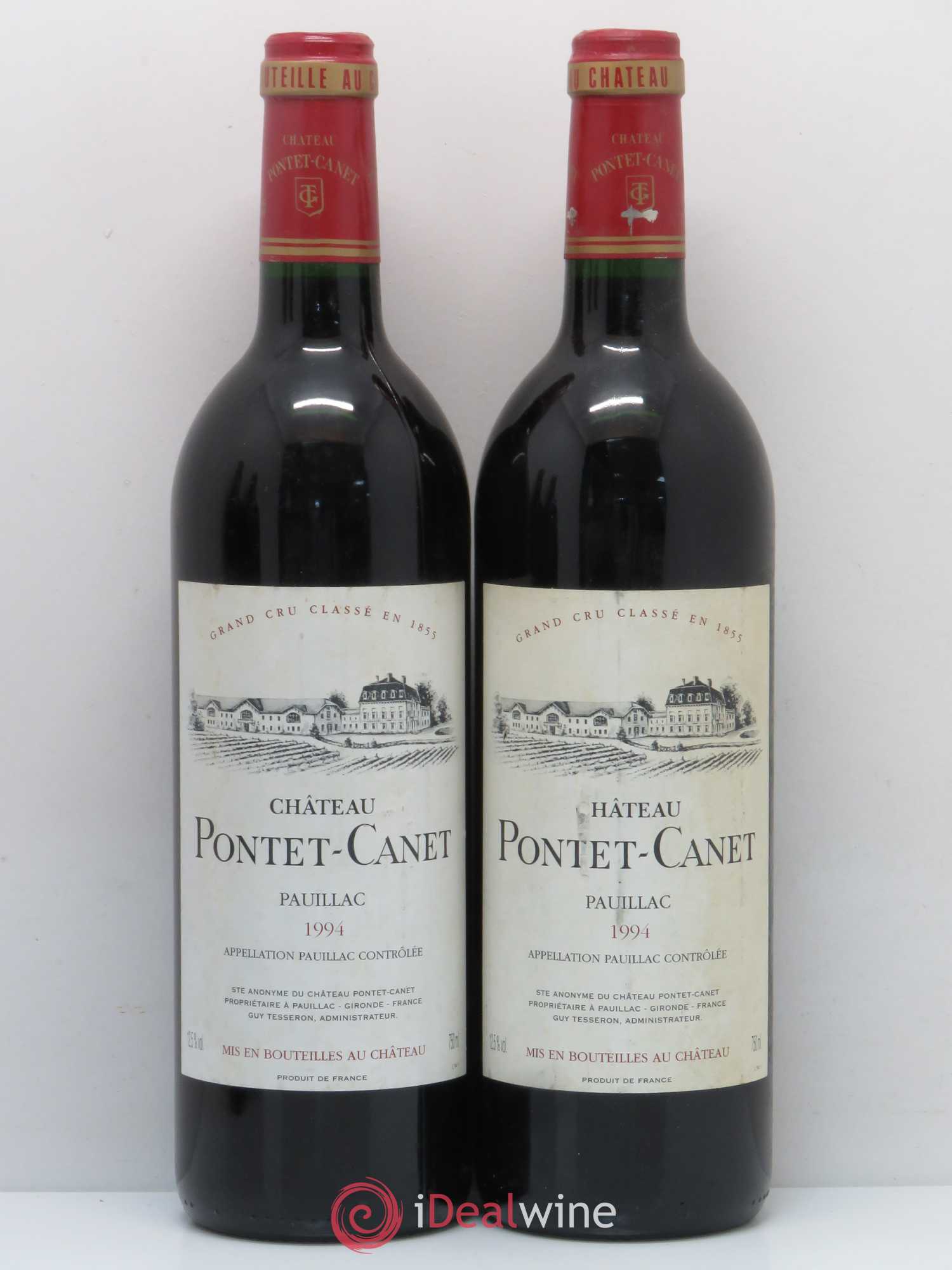 Château Pontet Canet 5ème Grand Cru Classé 1994 - Lot de 7 bouteilles - 2