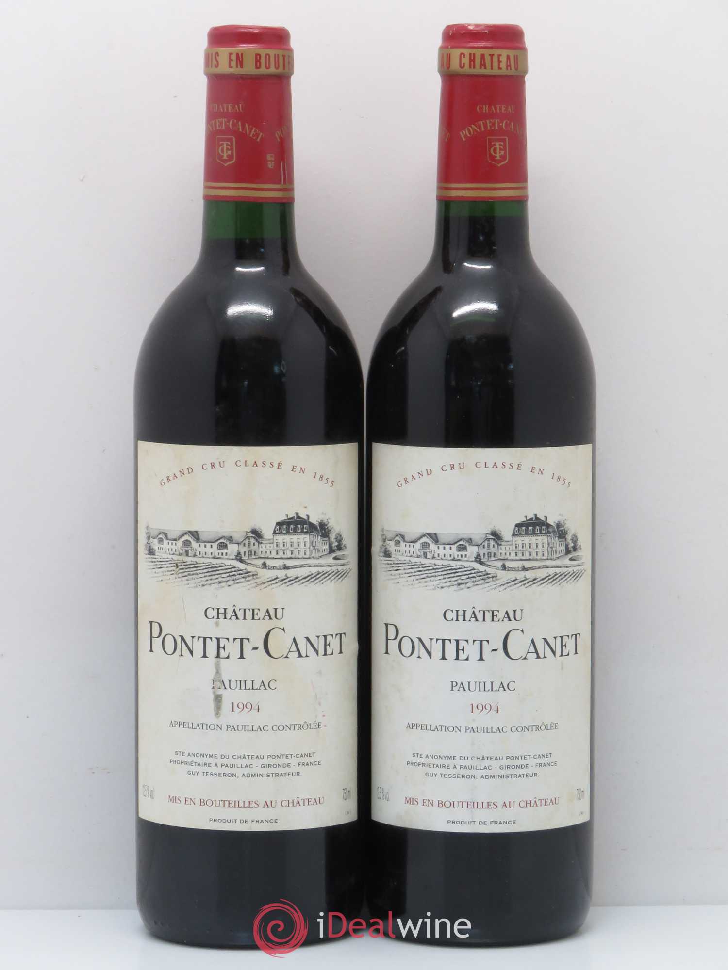 Château Pontet Canet 5ème Grand Cru Classé 1994 - Lot de 7 bouteilles - 3