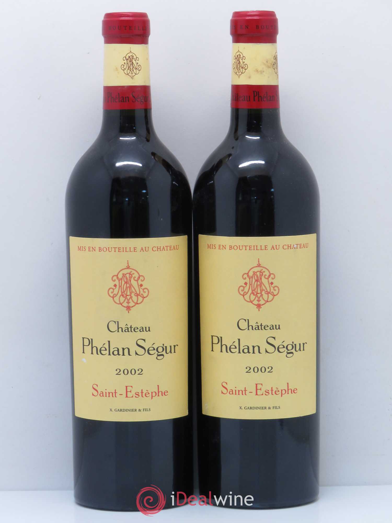 Château Phélan Ségur 2002 - Lot de 5 bouteilles - 2