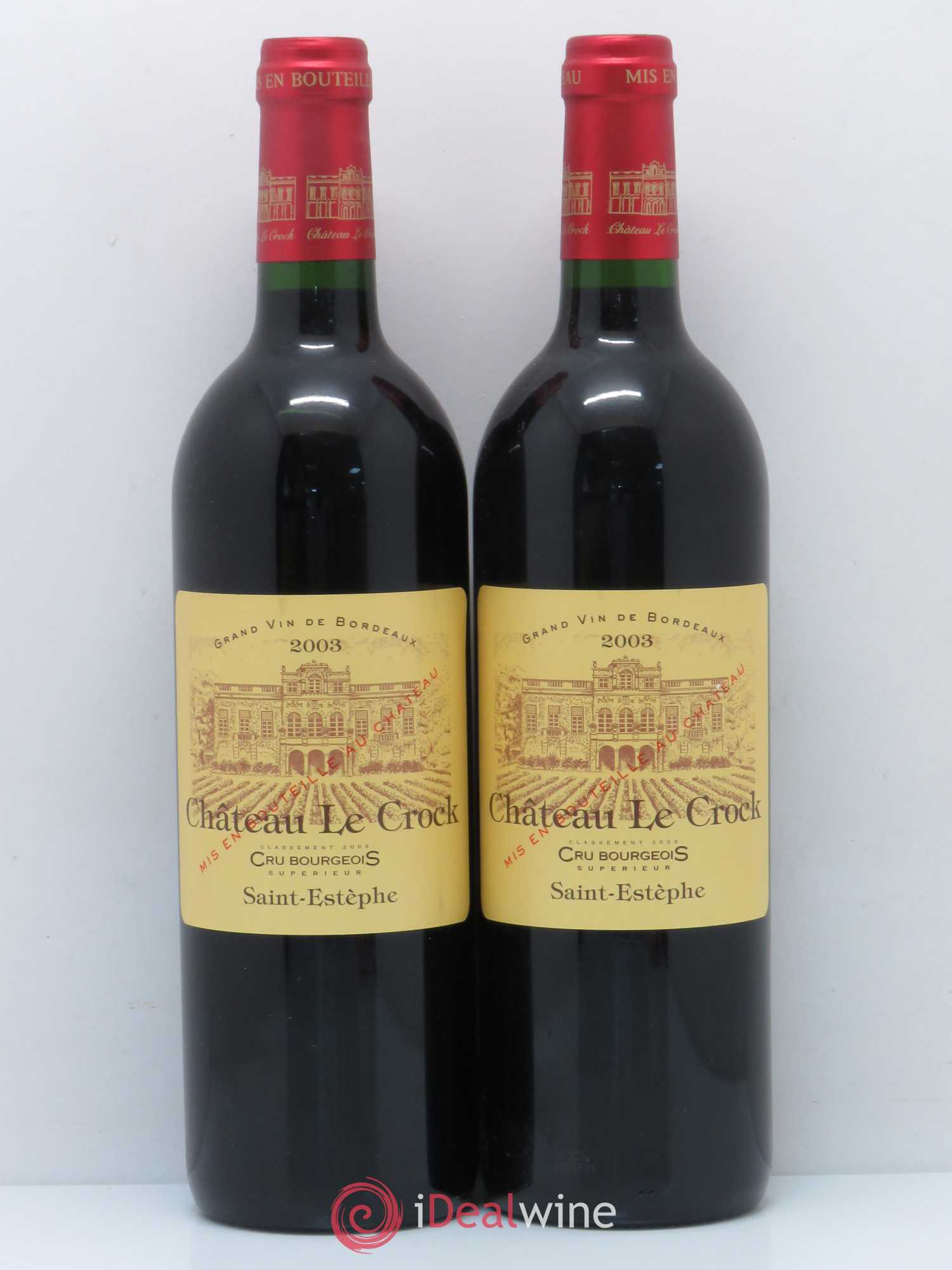Château le Crock Cru Bourgeois 2003 - Lot de 8 bouteilles - 3