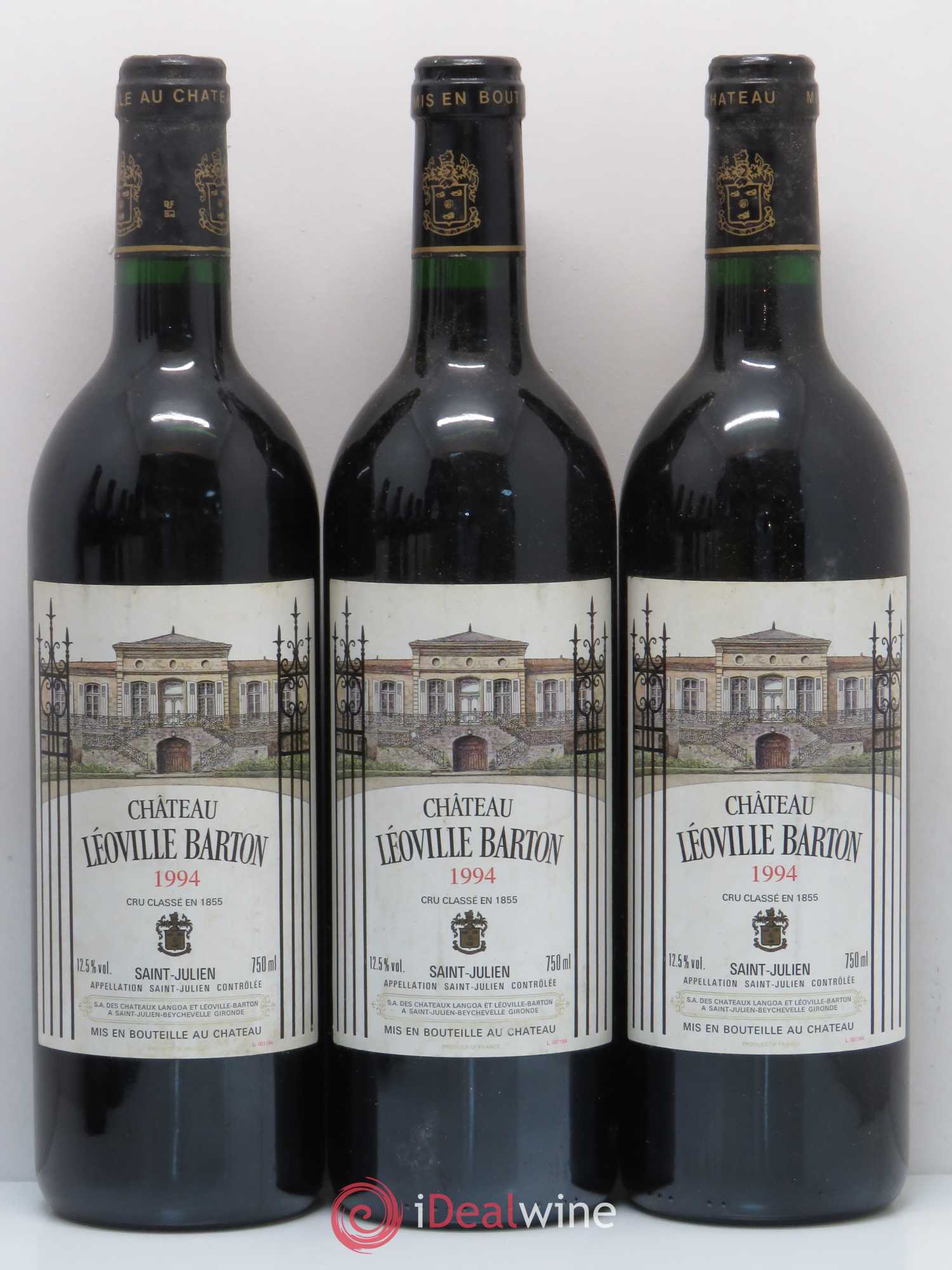 Château Léoville Barton 2ème Grand Cru Classé 1994 - Lot de 8 bouteilles - 1