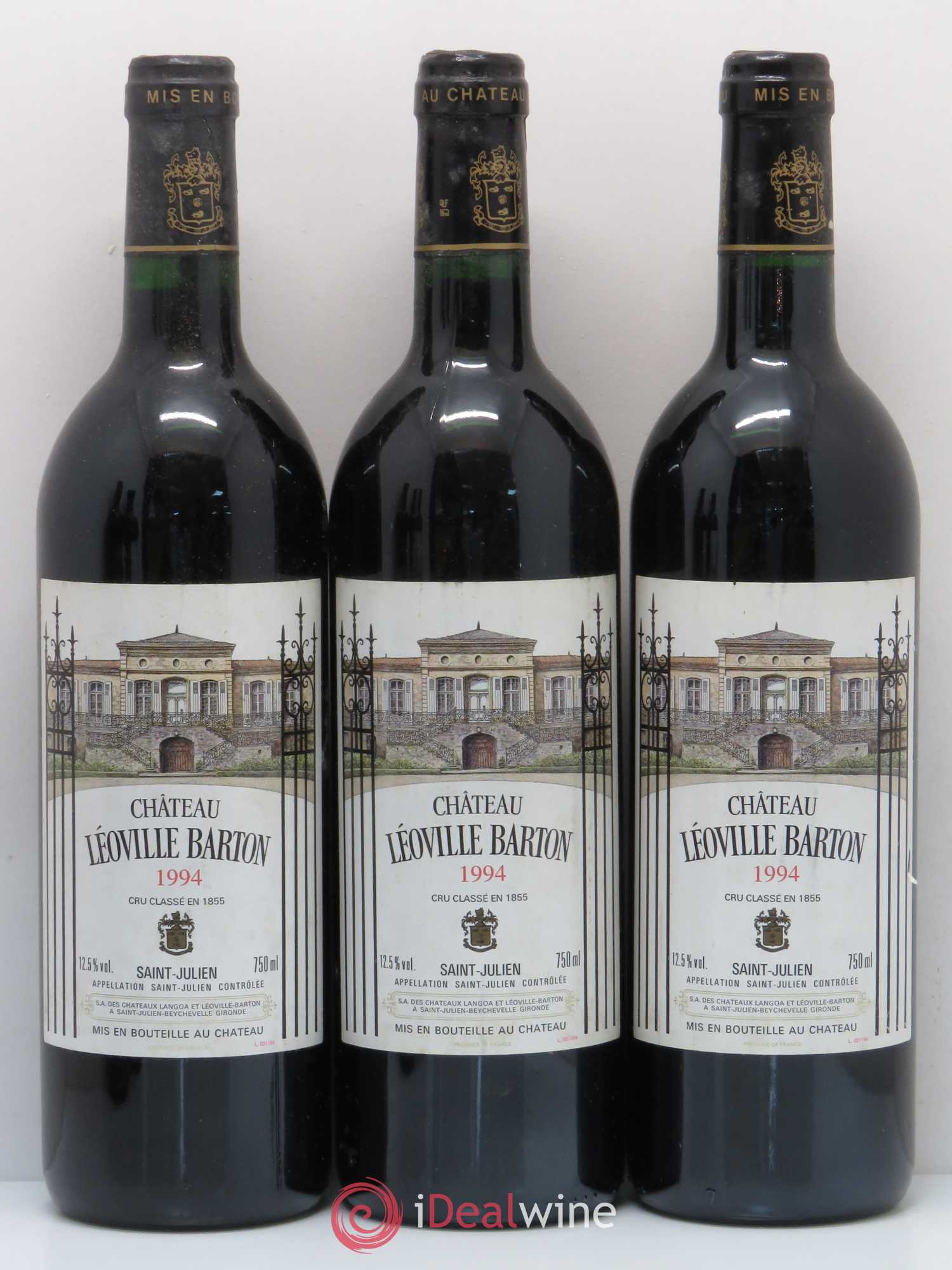 Château Léoville Barton 2ème Grand Cru Classé 1994 - Lot de 8 bouteilles - 2