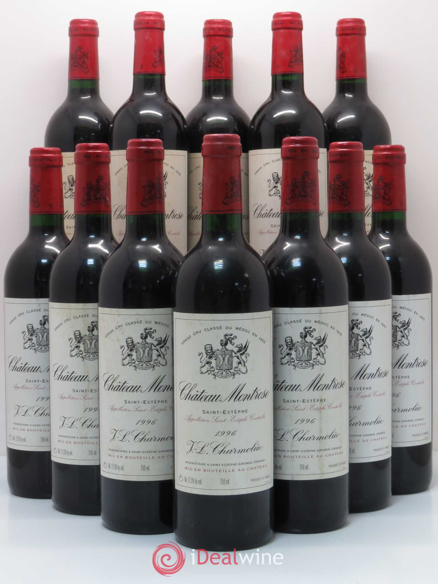 Château Montrose 2ème Grand Cru Classé 1996 - Lot de 12 bouteilles - 0