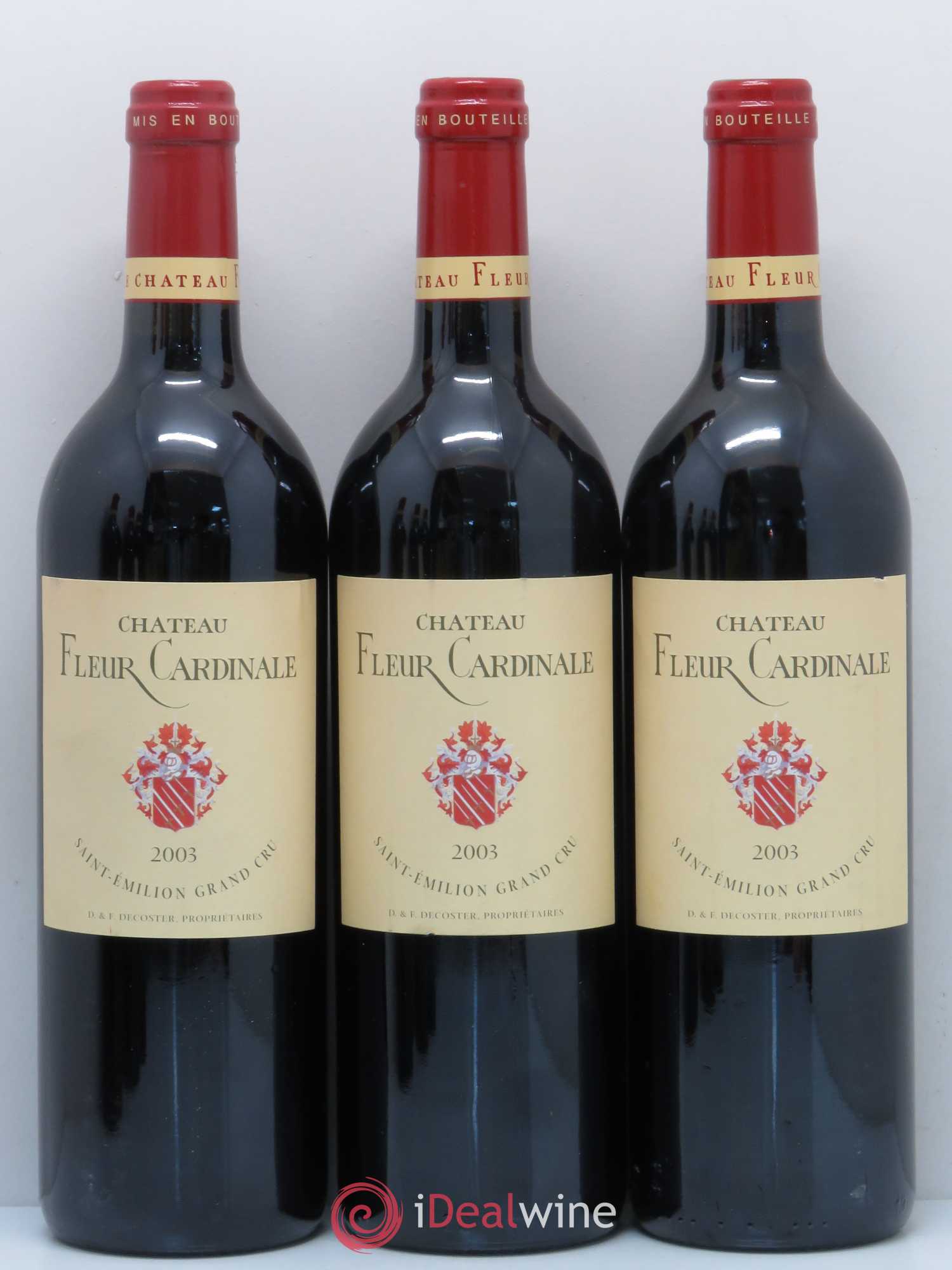 Château Fleur Cardinale Grand Cru Classé 2003 - Lot de 12 bouteilles - 1