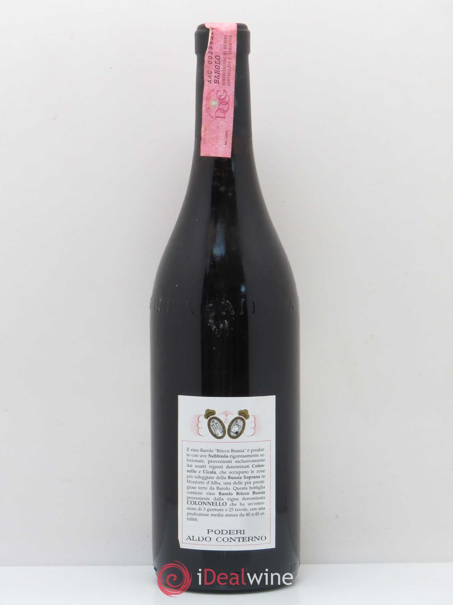 Barolo Vigna Colonnello Brico Bussia Aldo Conterno 1990 - Posten von 1 Flasche - 1