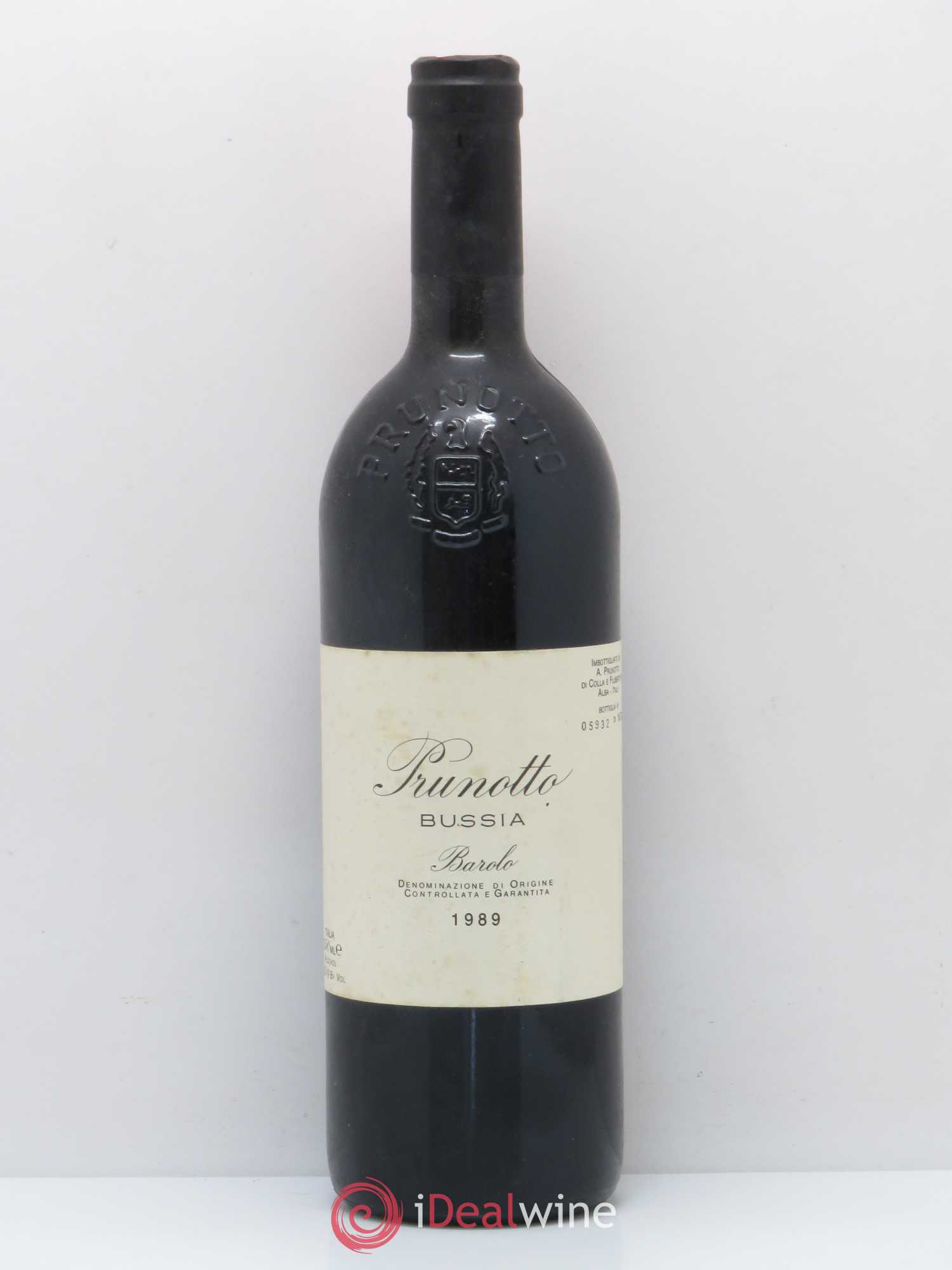 Barolo Bussia Alfredo Prunotto 1989 - Posten von 1 Flasche - 0