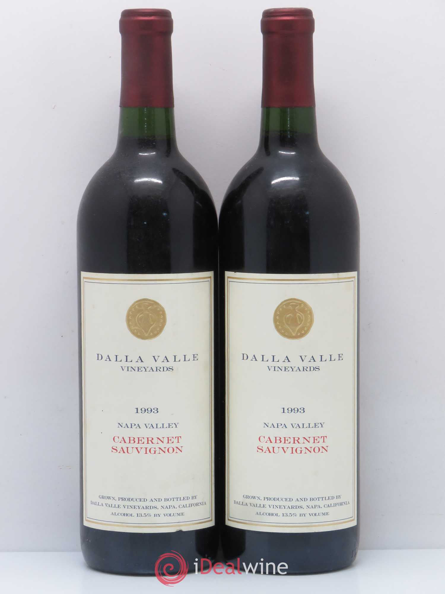Napa Valley Dalla Valle Cabernet Sauvignon 1993 - Lot de 2 bouteilles - 0